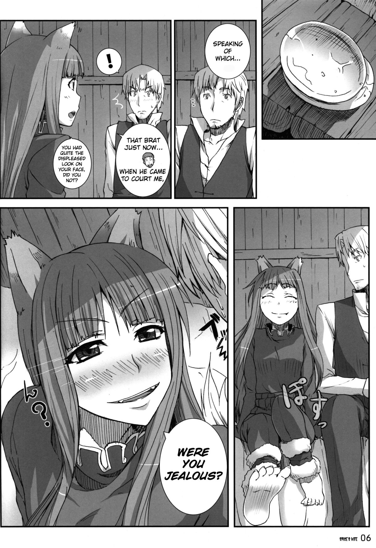 (C74) [blue+α (Ifuji Shinsen)] SPiCE'S WiFE (Spice and Wolf) [English] {xenex-trans} page 6 full