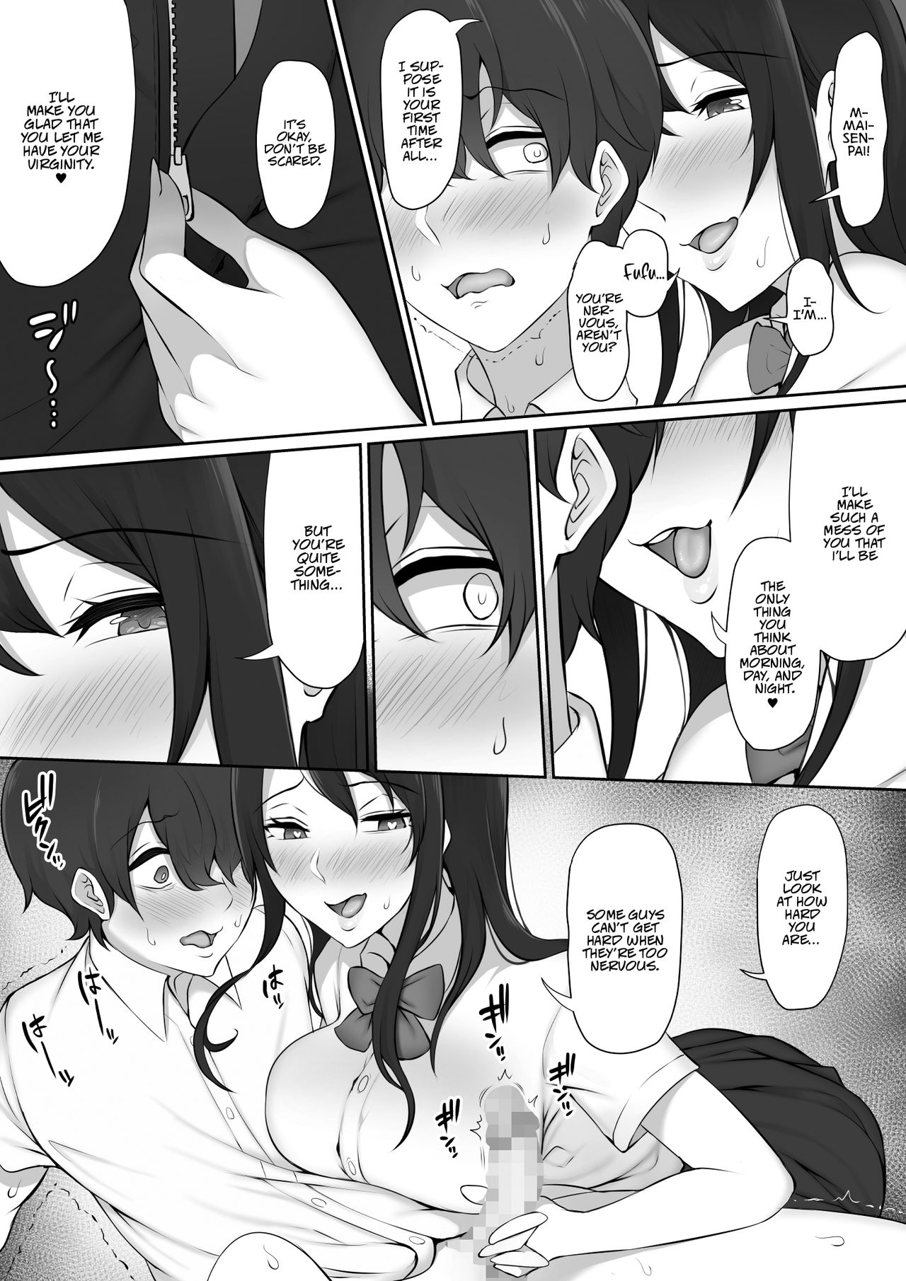 [Nori5rou] Houkago, Akogare no Senpai ni Tsurerarete- |The Senpai That I Yearn For Brought Me To Her House After School [English] page 22 full