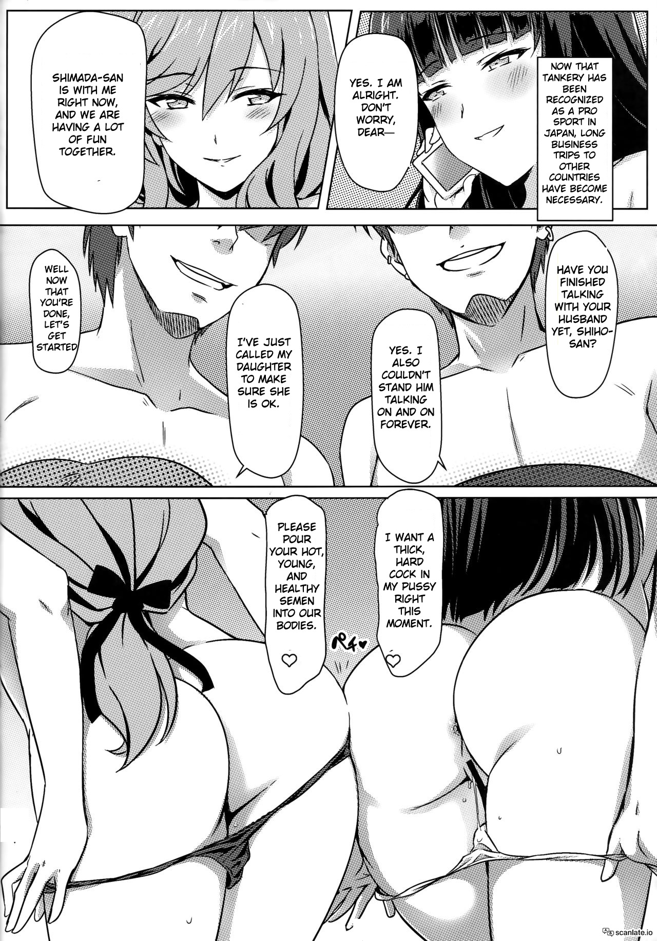 (C93) [Kaminari-neko (Eitarou)] Iemoto Settai Shutchou Nakadashi Zanmai | Entertaining The Family Heads On Bussiness Trip (Girls und Panzer) [English] page 23 full