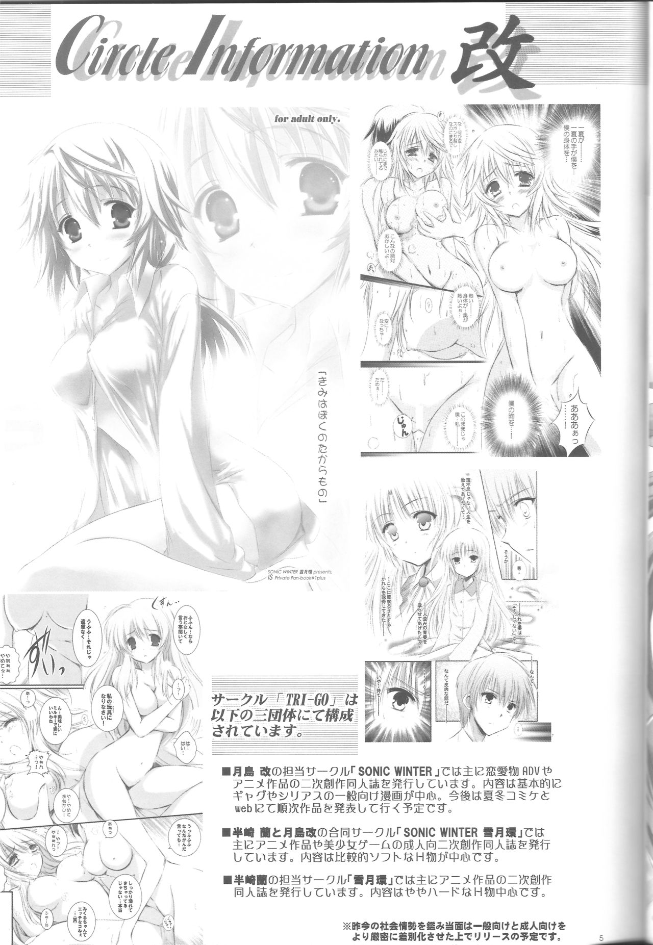 (C80) [SONIC WINTER (Tsukishima Kai)] VISION Fifteen (Rewrite) page 4 full