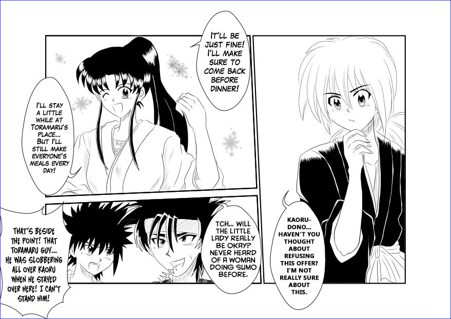 [Alice.Blood] Sennou Kyouikushitsu ~Kamiya Kaoru Hen~ | Brainwashing Classroom ~Kami☆Kaoru Chapter~ (Rurouni Kenshin) [English] {Hennojin} page 4 full
