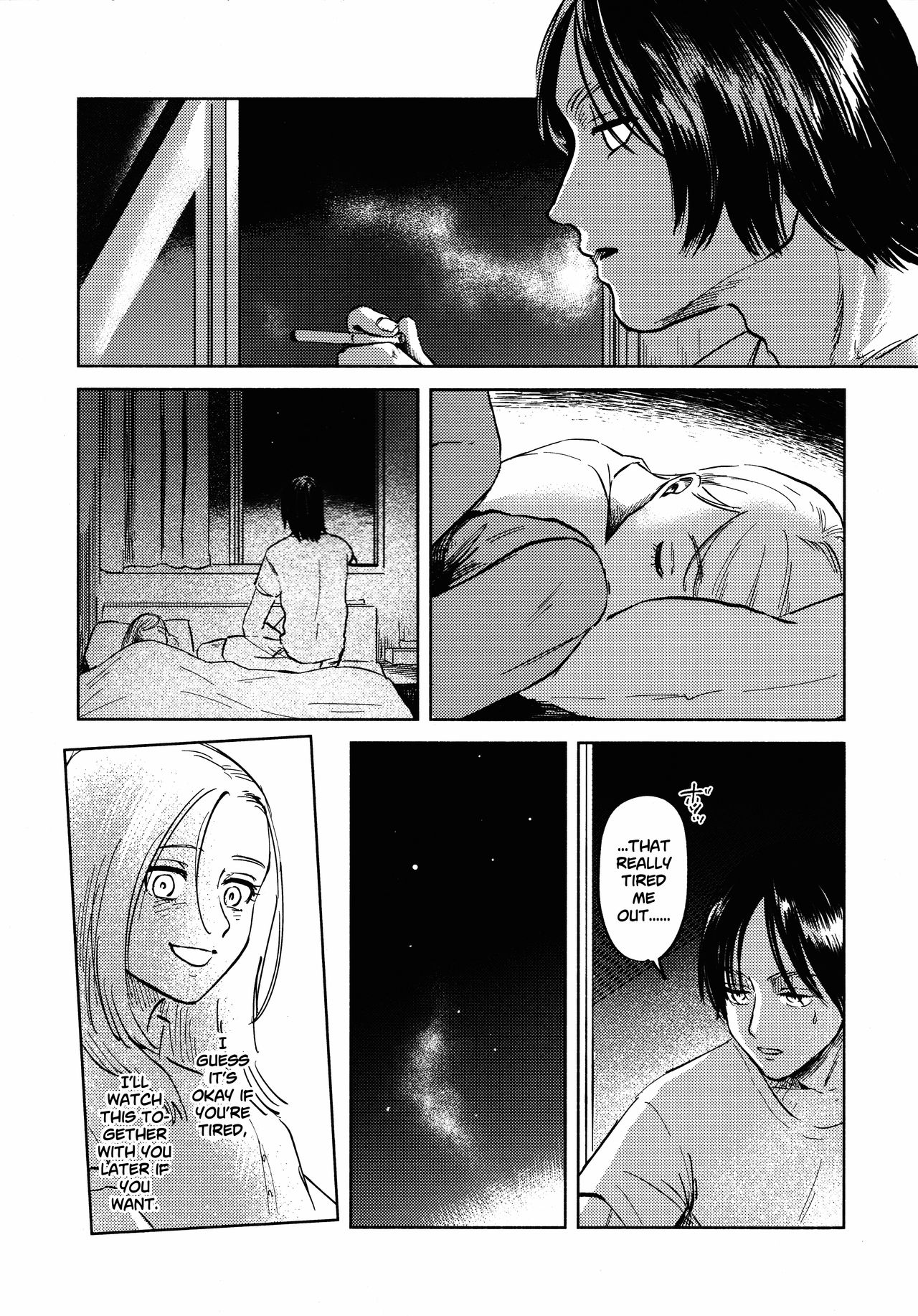 (Dai 25 Kai Hekigai Chousa Haku) [bin (Enko)] Ryuseigun ni Oyasumi | A Good Night For a Meteor Shower (Shingeki no Kyojin) [English] [Roadwarior2] page 28 full