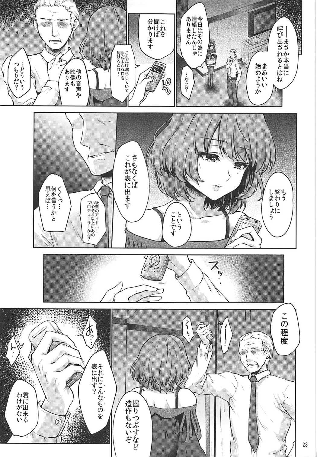 (COMIC1☆11) [Kaze no Gotoku! (Fubuki Poni, Fujutsushi)] Obsession Act 3 (THE IDOLM@STER CINDERELLA GIRLS) page 22 full