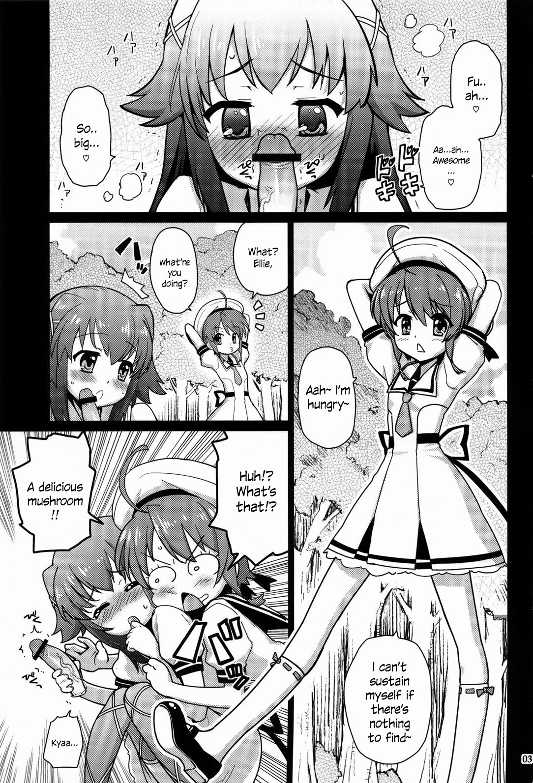 (C82) [totoMAX (Teri Terio)] Kinoko Mukumuku Hanabatake | Bulging Mushrooms Flower Garden (Tantei Opera Milky Holmes) [English] page 2 full