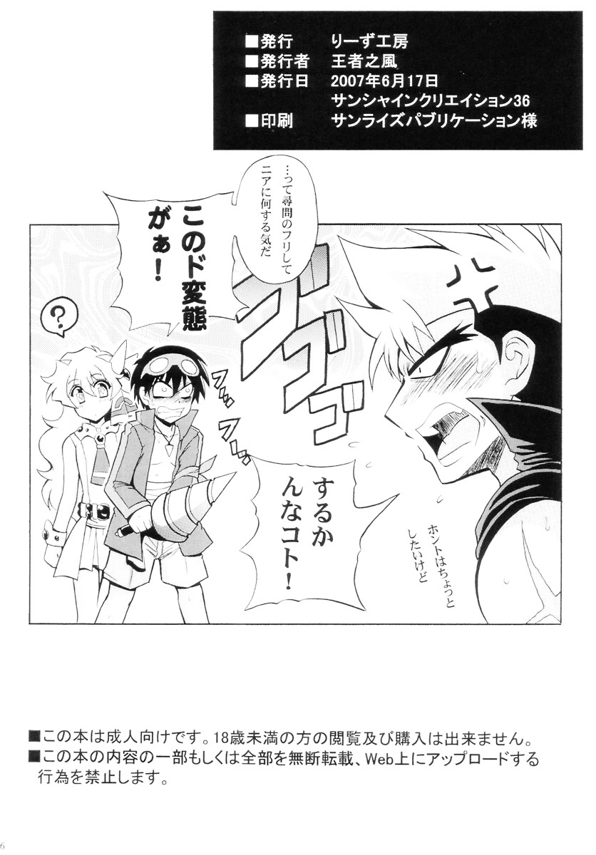 (SC36) [Leaz Koubou (Oujano Kaze)] Drill Hime Rape (Tengen Toppa Gurren Lagann) page 18 full