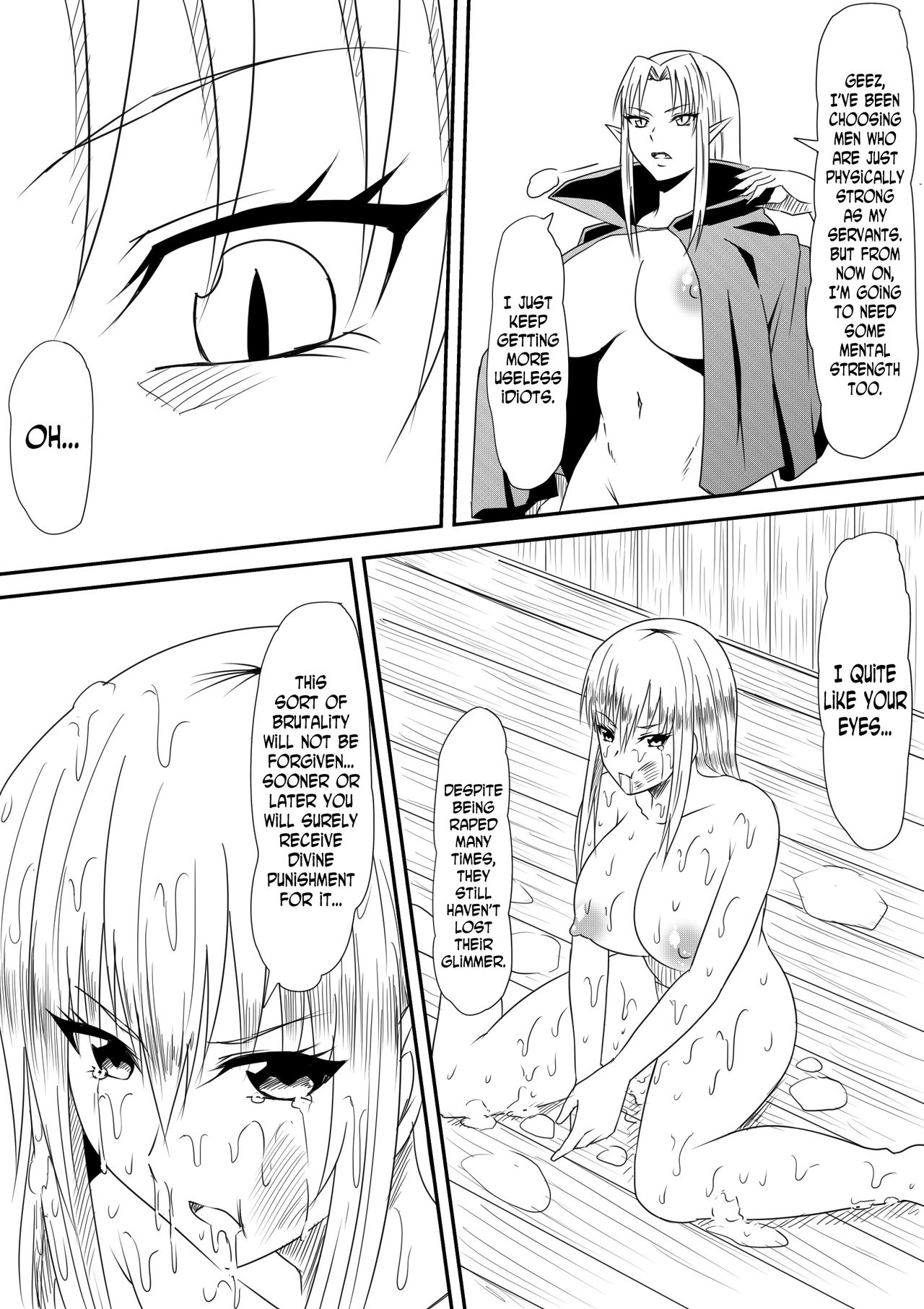 [Mikezoutei] Kyuuketsuki ni Okasaremakutta Konyakusha ga Ageku ni Jishin mo Kyuuketsuki-ka Shite Semeru Gawa ni Naru Hanashi [English] [N04h] page 14 full