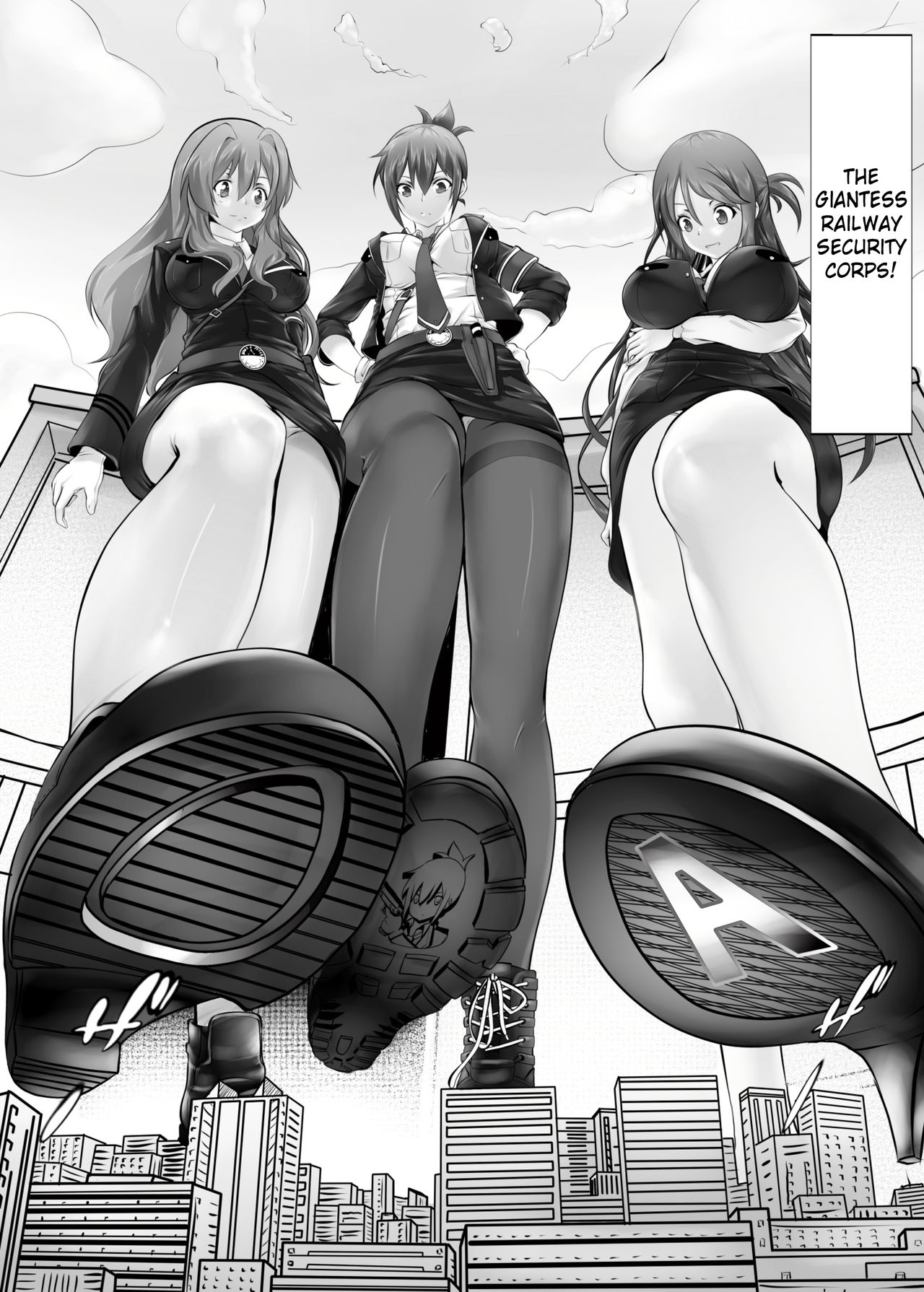 [Kazan no You] Kyodai Musume Tetsudou Kouantai - Rail Giantess! (Rail Wars!)[English][Digital] page 4 full