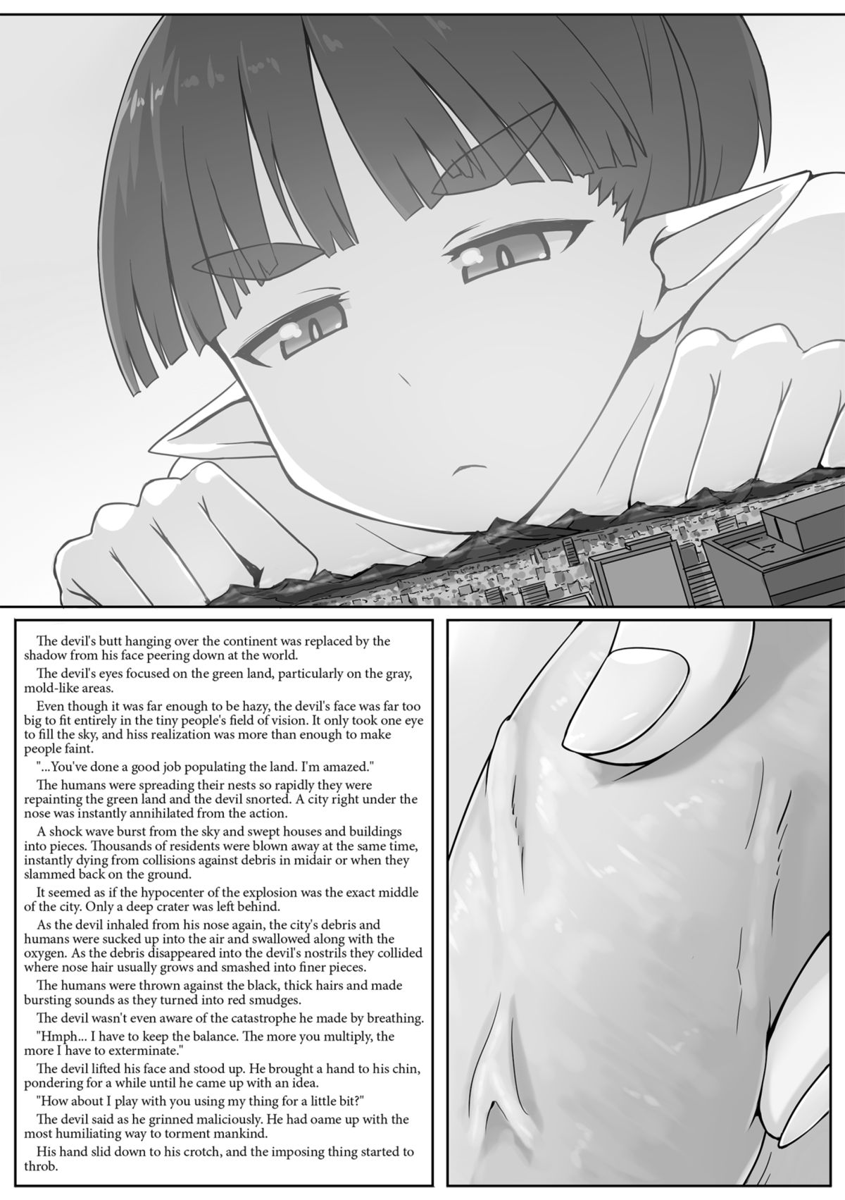 [Ochikonium (Terada Ochiko)] Chou Kyodai Otokonoko Tsumeawase Hon | Compilation Book of SUPERMASSIVE Traps [English] [Digital] page 17 full