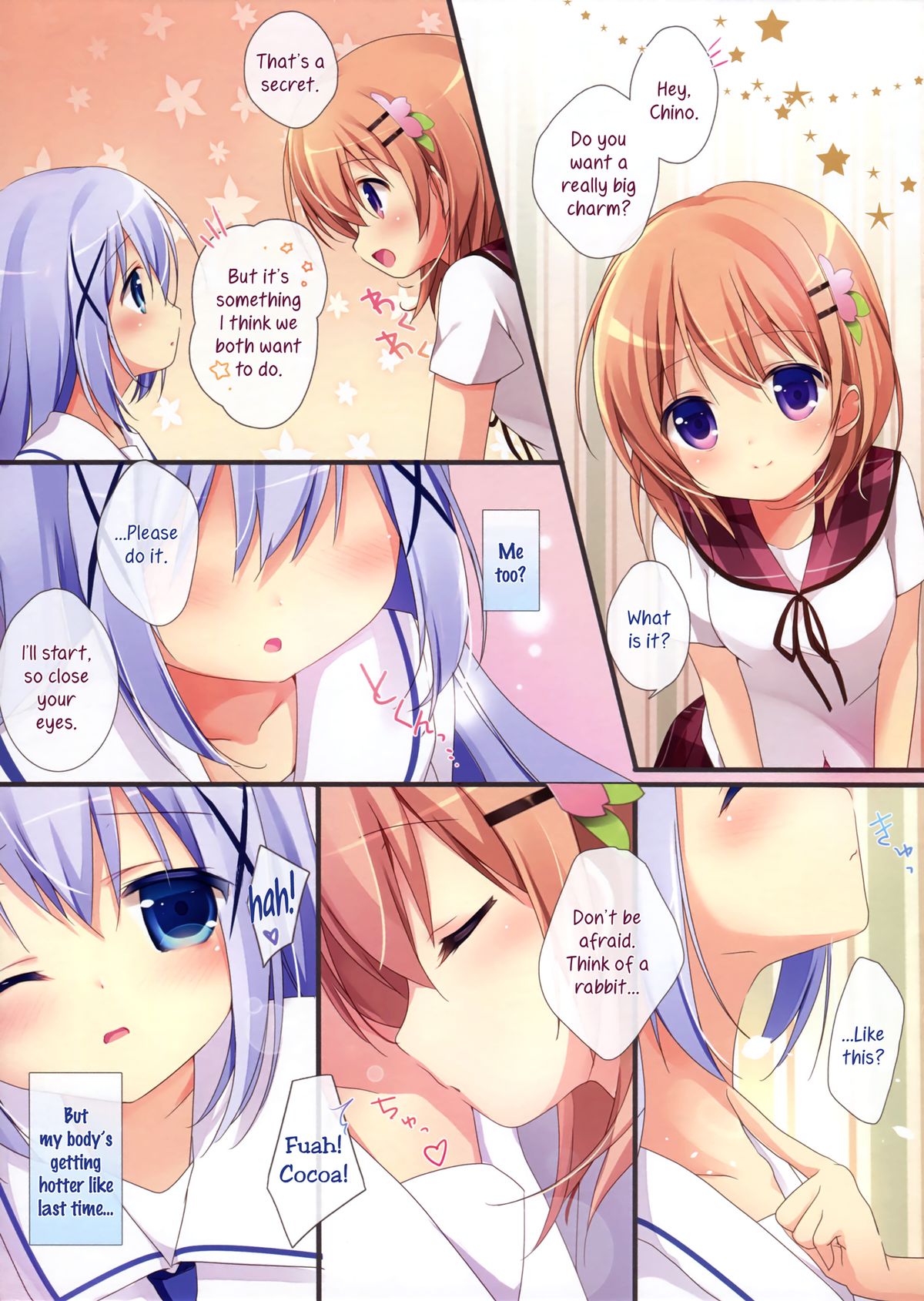 (Mimiket 31) [Brown sugar (Miyasaka Naco)] Gochuumon wa Ura-Menu desu ka? 2 | Is the Order on the Secret Menu 2 (Gochuumon wa Usagi desu ka) [English] [Yuri-ism] page 5 full