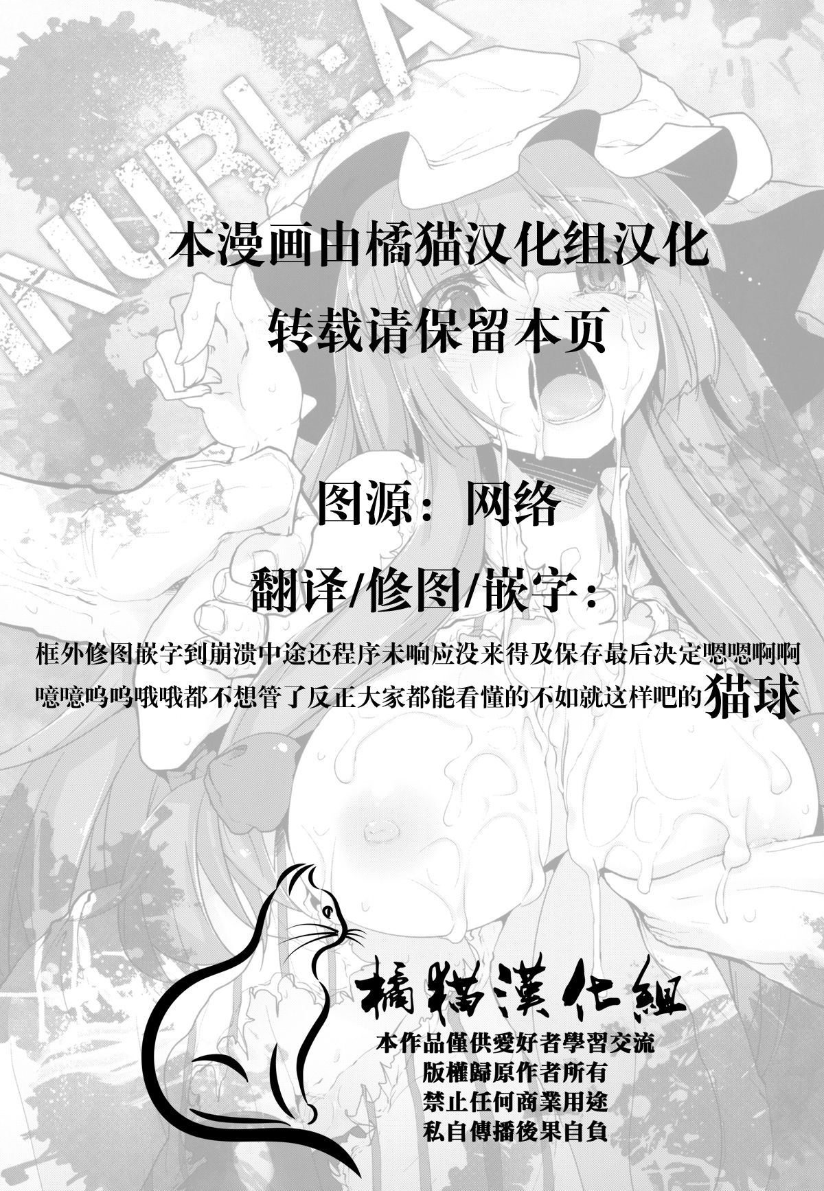 [Eclipse (Rougetu)] INURL:A (Touhou Project) [橘猫汉化组] [Chinese] [Digital] page 1 full