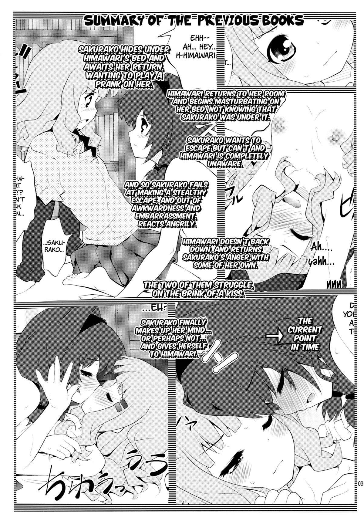 (C82) [Purimomo (Goyac)] Himegoto Flowers | Secret Flowers 3 (YuruYuri) [English] [Yuri-ism] page 2 full