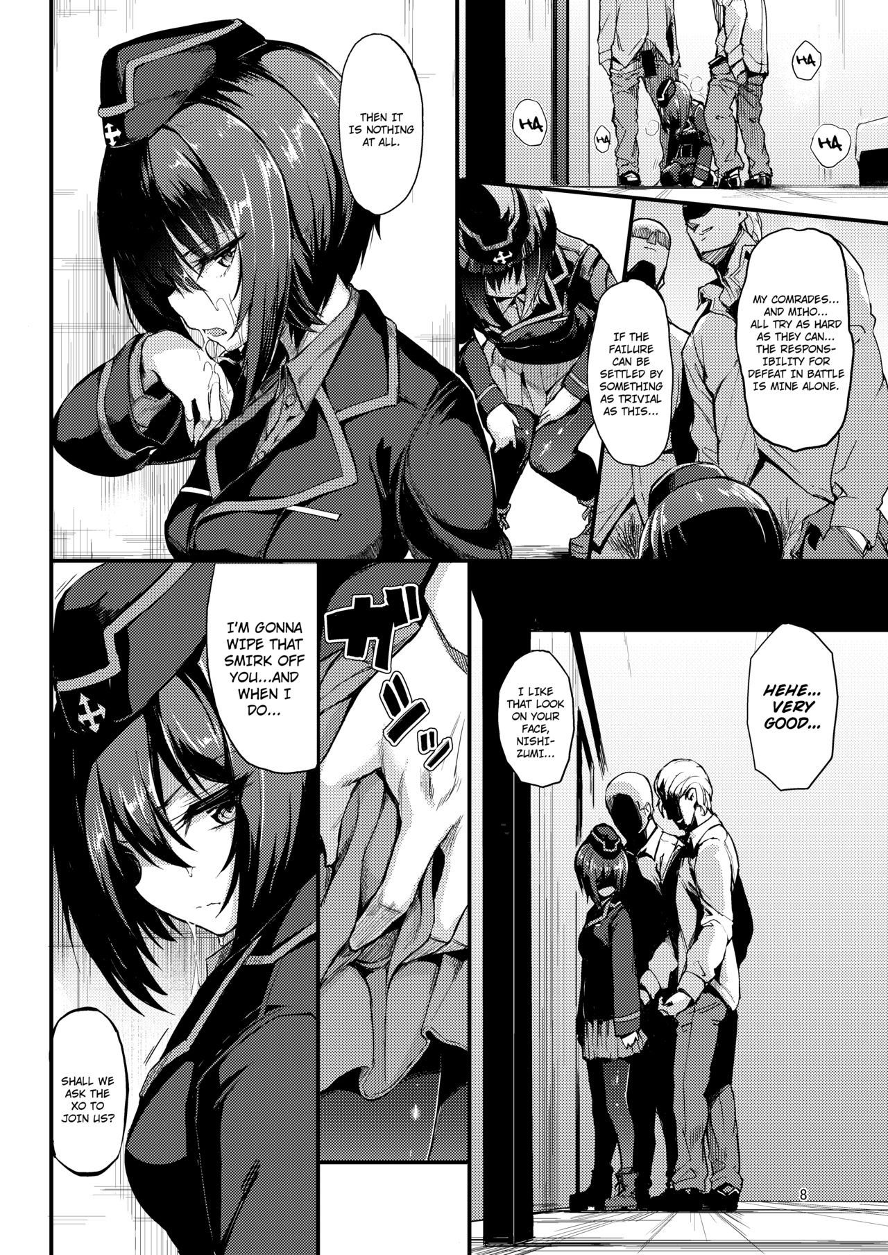 (C93) [Kyockchokyock (Kyockcho)] Kuromorimine Ryoujoku -Zenjitsu Shou- | The Rape of Kuromorimine -The First Day- (Girls und Panzer) [English] =7BA= page 7 full