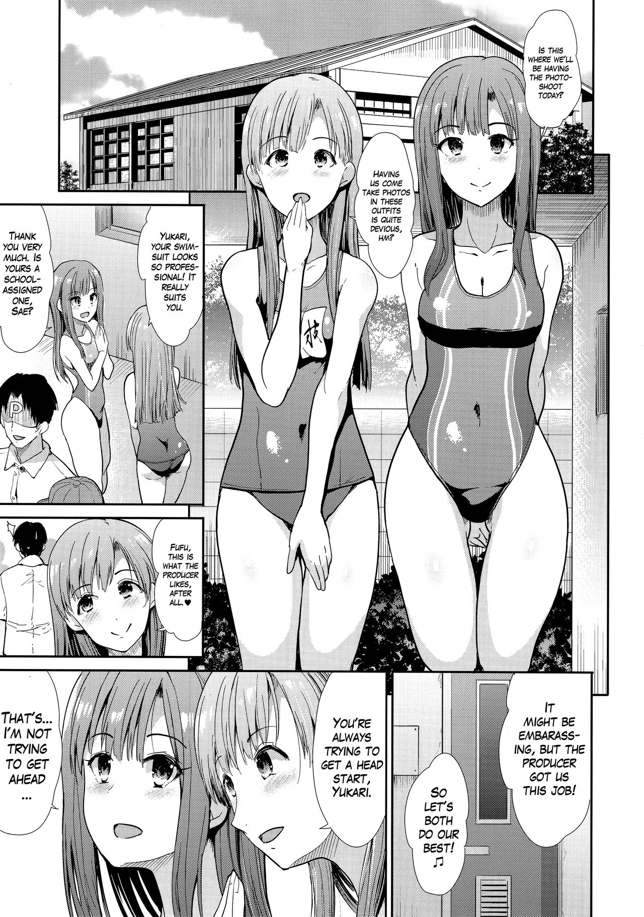 (COMIC1☆13) [Takemasaya (Takemasa Takeshi)] Seiso Idol to Mizugi Seikou (THE IDOLM@STER CINDERELLA GIRLS) [English] =White Symphony= page 2 full
