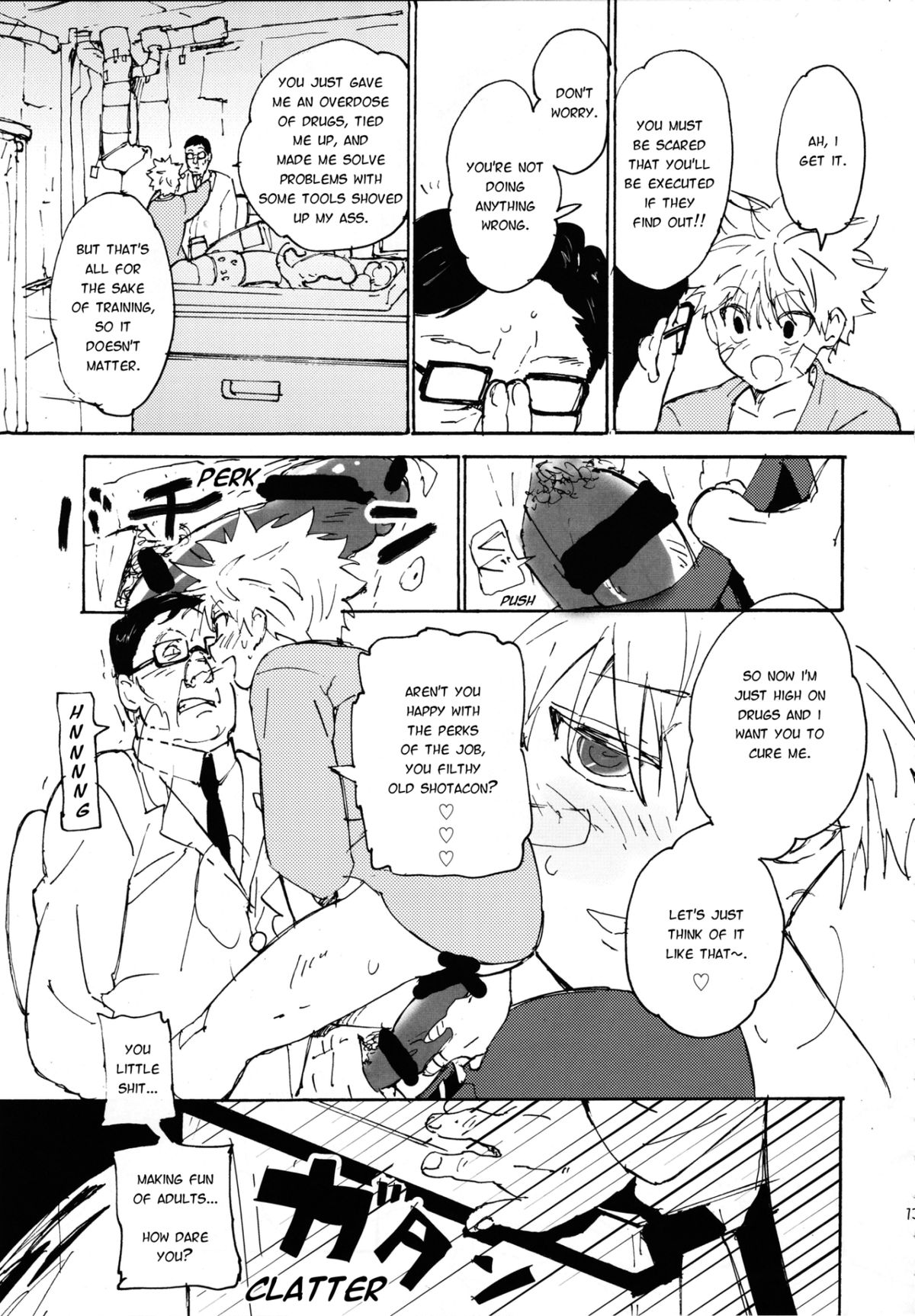 (C87) [Watagashi Maker, Naikai (Tomiko, Emilio)] Shounen Dokubutsu | Boy Poison (Hunter x Hunter) [English] [HXH-Doujinshilivejournal] page 12 full