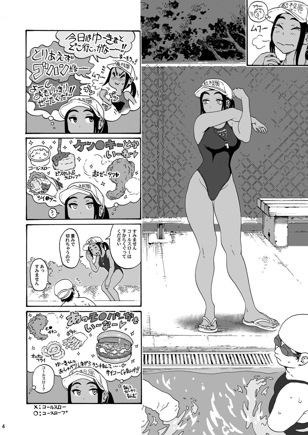 [Amazake Hatosyo-ten (Yoshu Ohepe)] Ah Hayaku H Shitai!! (Kana-san wa Pool no Kanshiin) [Digital] page 4 full