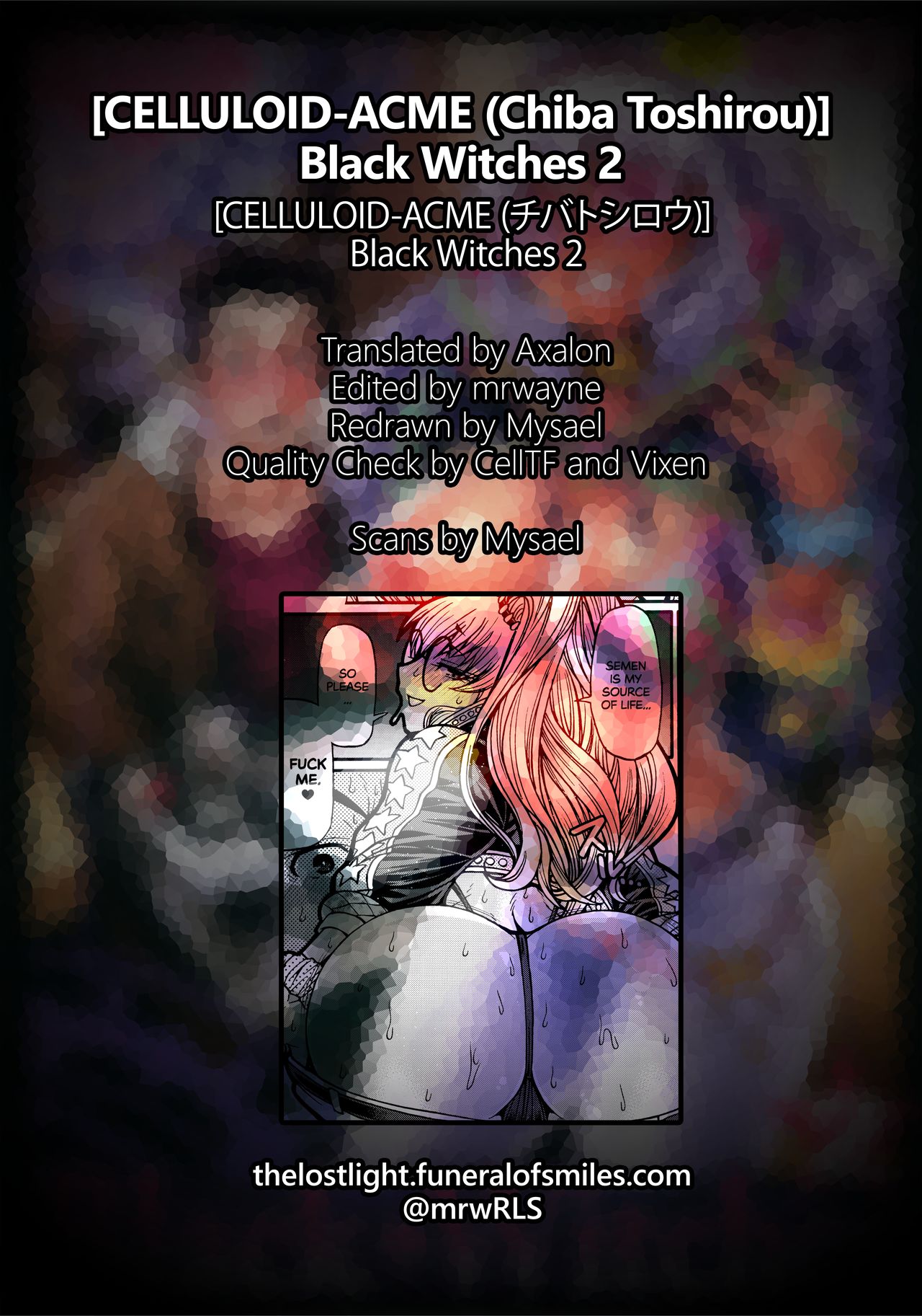 (C96) [CELLULOID-ACME (Chiba Toshirou)] Black Witches 2 [English] =TLL + mrwayne= page 27 full