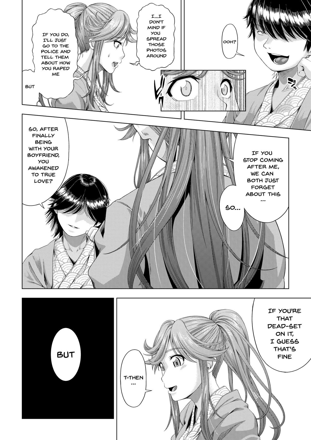 [DASHIMAKITAMAGO] Daigaku Shingaku de Issho ni Joukyou Shita Kanojo ga Circle no Senpai ni Netorare Ochiru made -Kairaku Ochi Kanketsuhen- [English] {Doujins.com} page 35 full