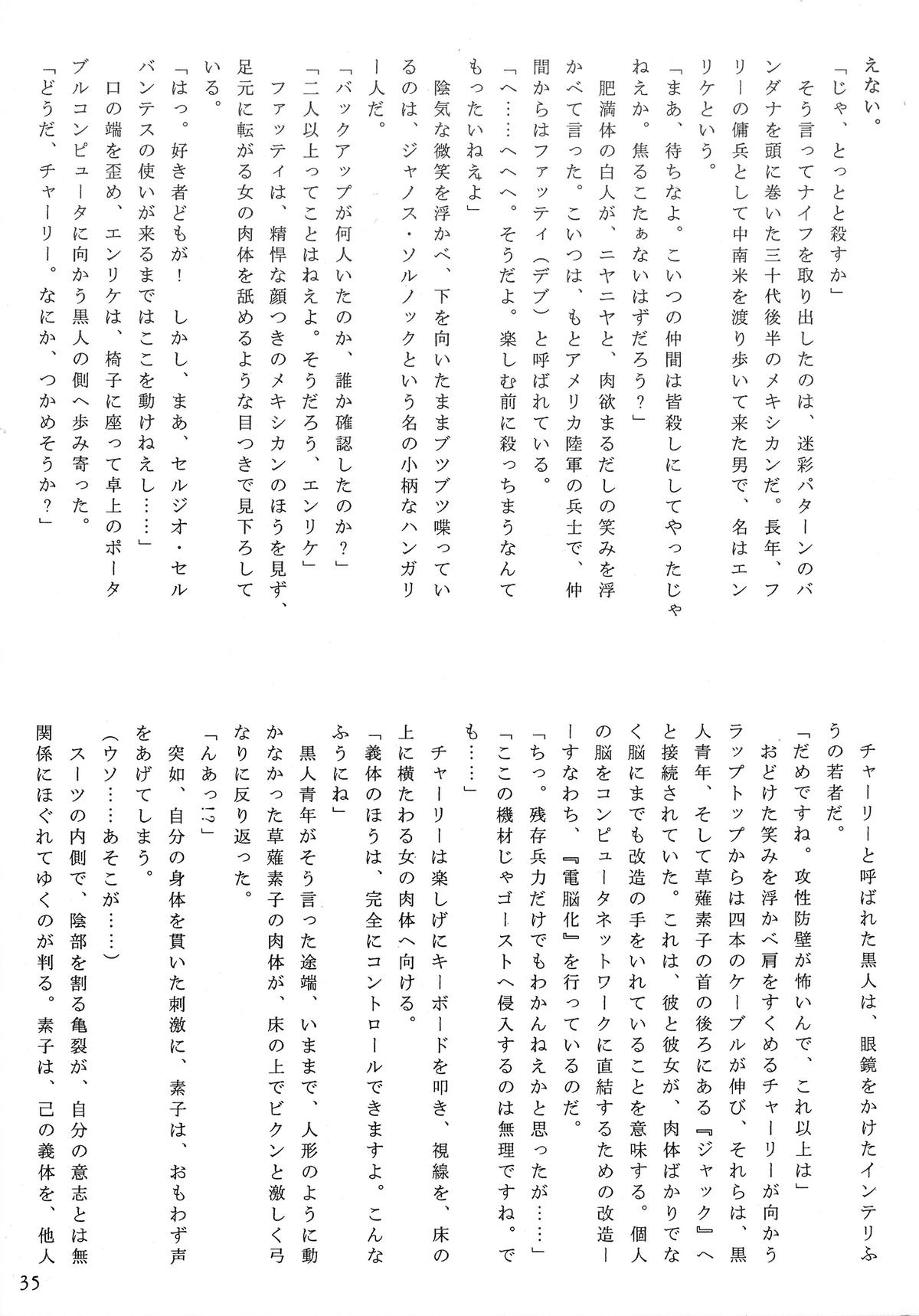 (C51) [Gyokusaidan (Mimasaka Hideaki)] Signal to Noise (Gyokusai-ban) (Ghost in the Shell) page 35 full