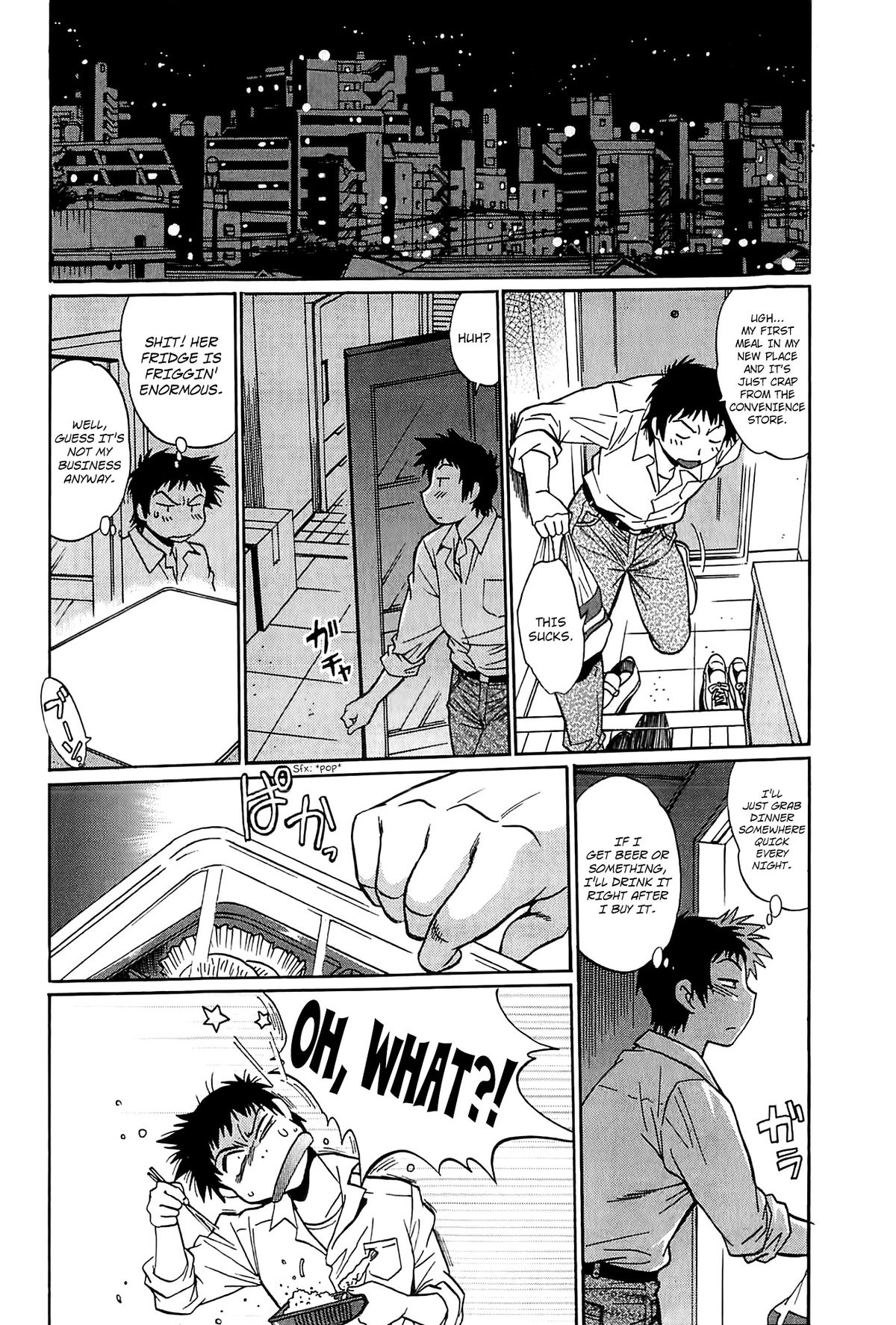 [Manabe Jouji] Kanojo de Ippai 1 - Ch. 1 [English] {Afro} page 14 full