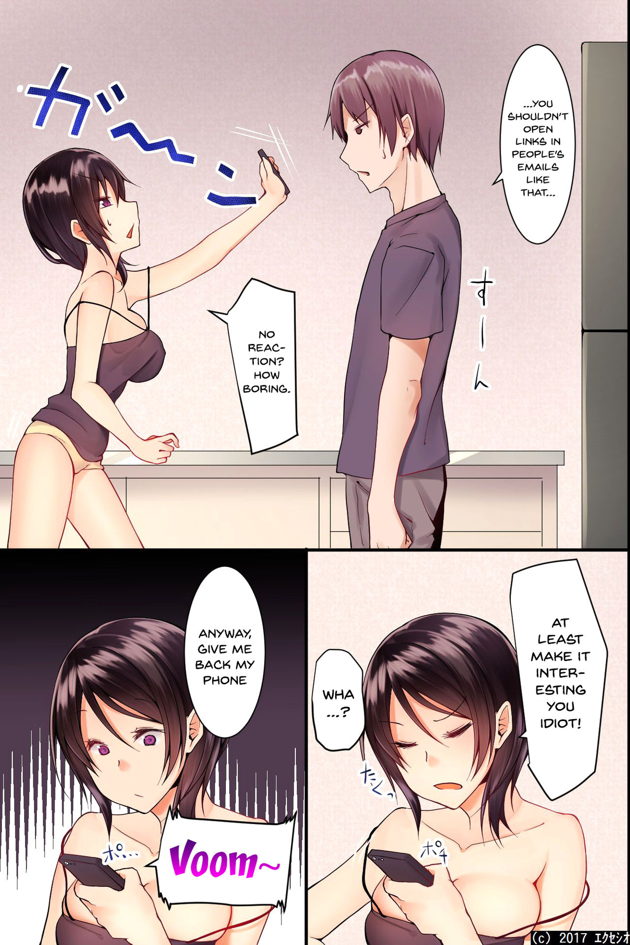 [Execio] Jikochuu na Kyonyuu Ane to Hinnyuu Imouto o Matomete Saimin ni Kakete Omocha ni Shite, Ichaicha Shinagara 3P Nama Honban! [English] [Doujins.com] page 7 full