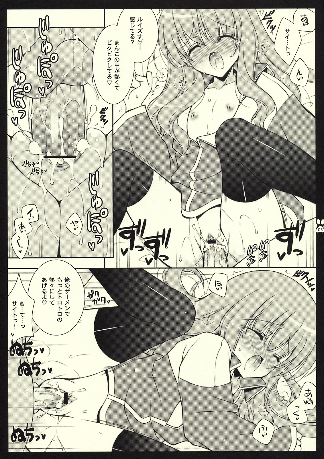 (C72) [Shigunyan] Yukikaze no Omake Hon (Zero no Tsukaima) page 5 full