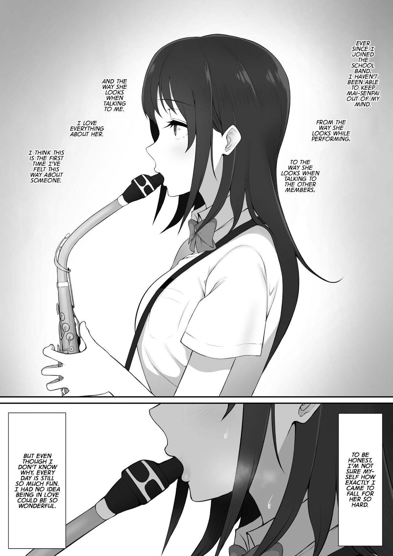 [Nori5rou] Houkago, Akogare no Senpai ni Tsurerarete- |The Senpai That I Yearn For Brought Me To Her House After School [English] page 2 full