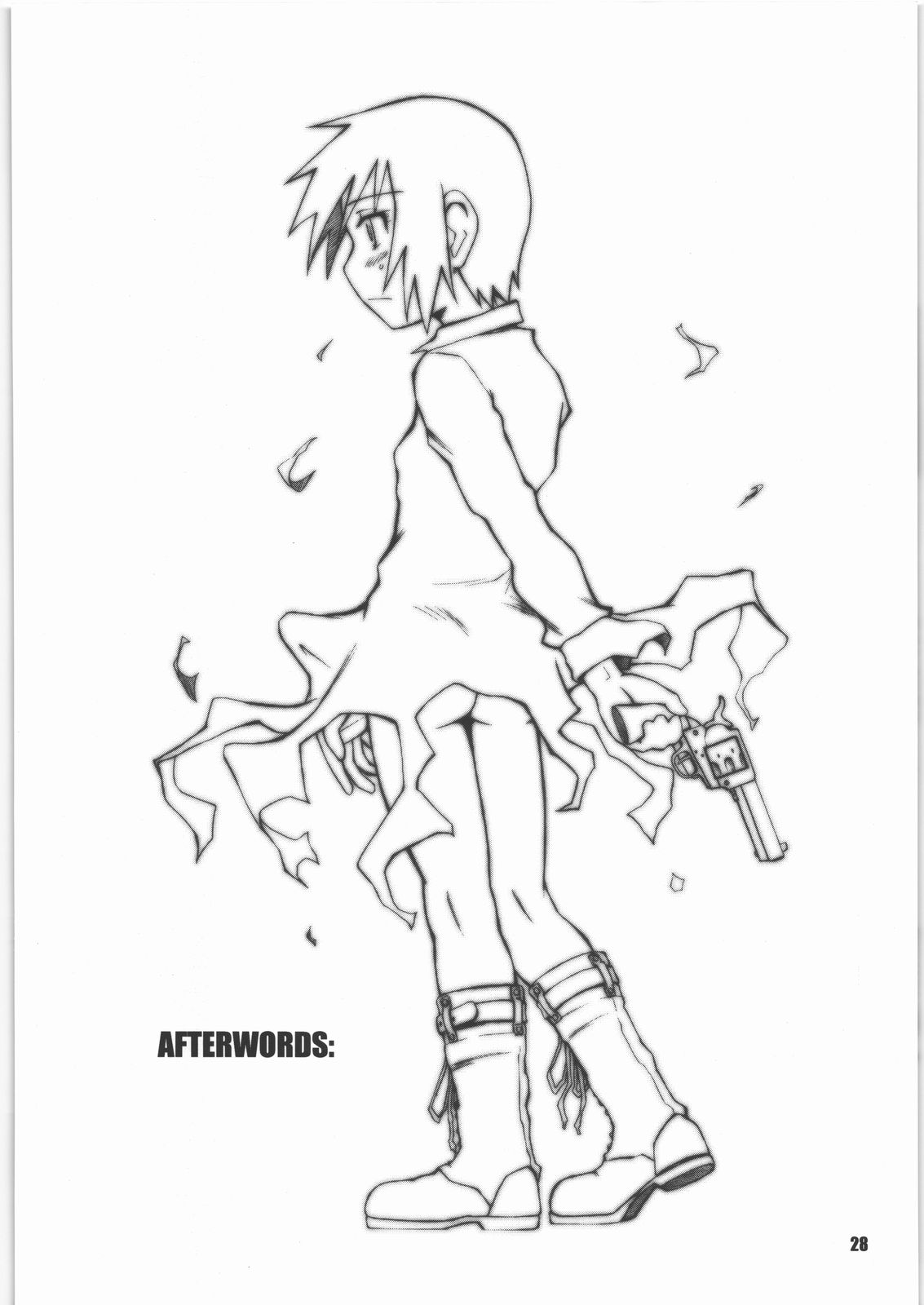 (C71) [PLANET PORNO (Yamane)] Thorn of the Living (Kino no Tabi) page 27 full