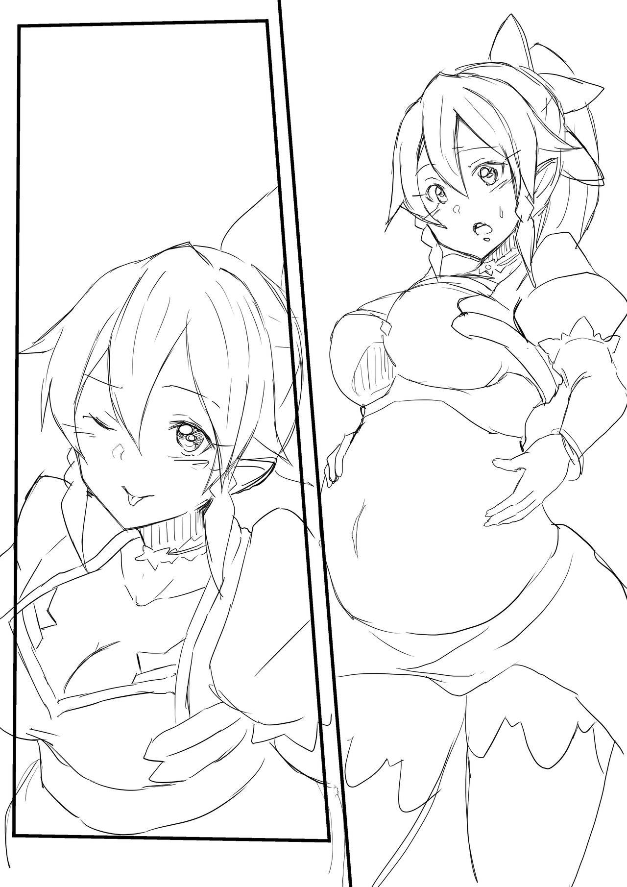 [Cliip] Leafa vore page 3 full