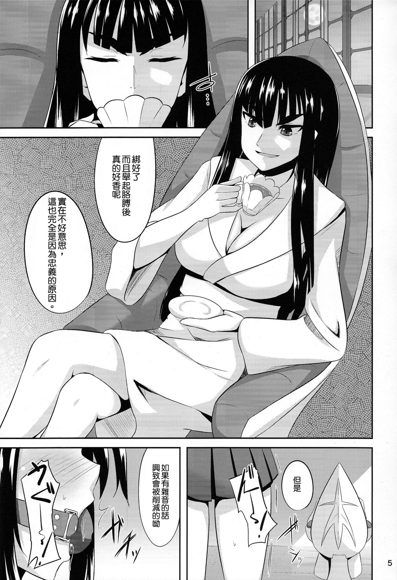 (C85) [Einshotenin (Shotenin Matori)] Satsuki-Ryu (Kill la Kill) [Chinese] [沒有漢化] page 6 full