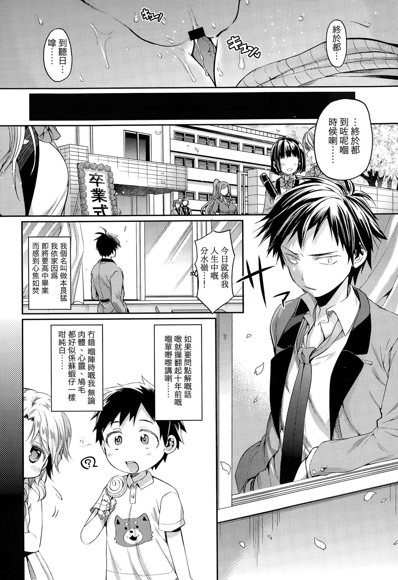 [Taira Kosaka] Sotsugyou Lost Virgin (COMIC Koh Vol. 3) [Chinese] [粵語] page 4 full