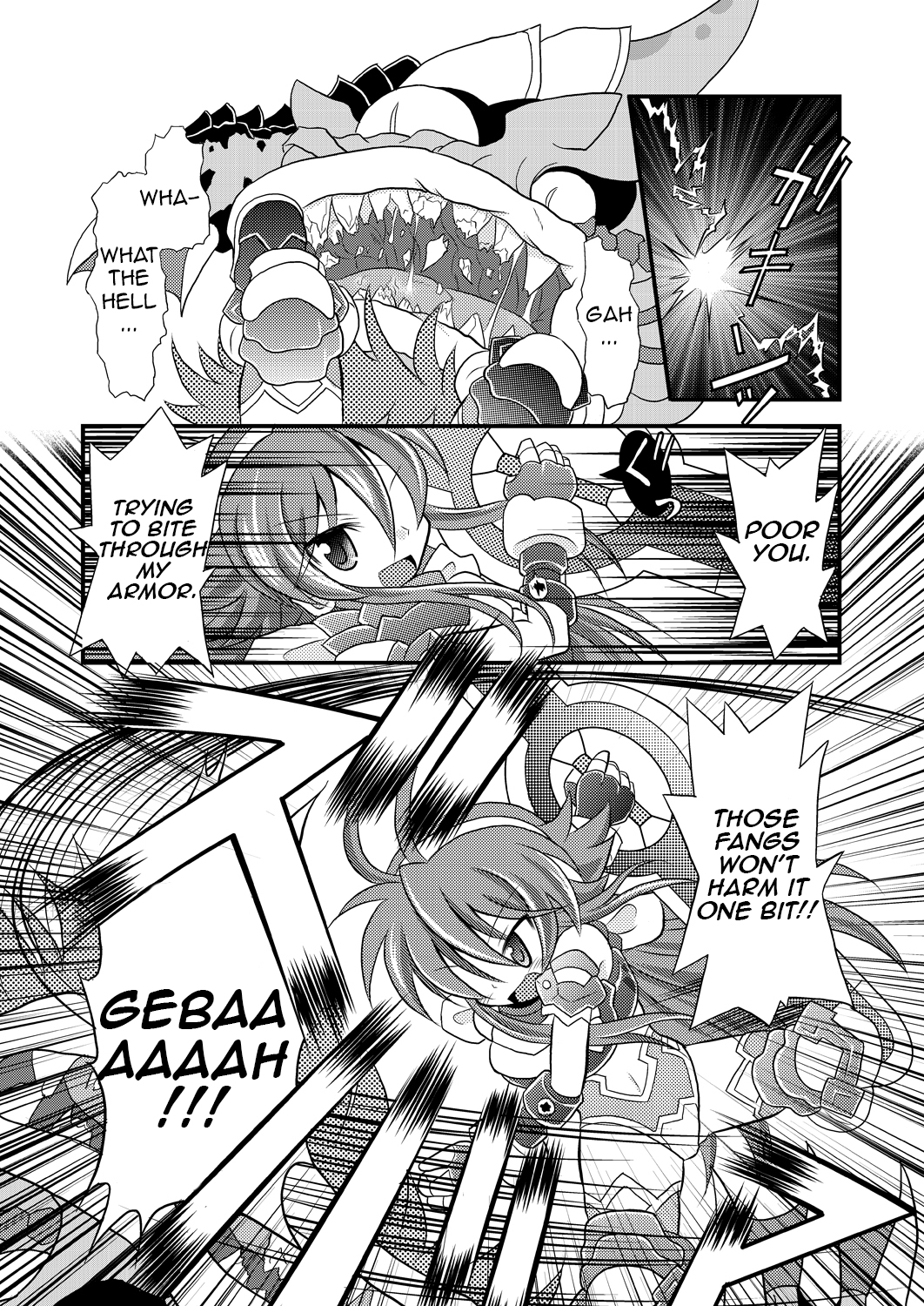 (COMIC1☆7) [Ringo Doumei (Mitaka)] Shinra Banshou Ryona 5.5 (Shinrabansho Choco) [English] [CrayZayJay] page 3 full