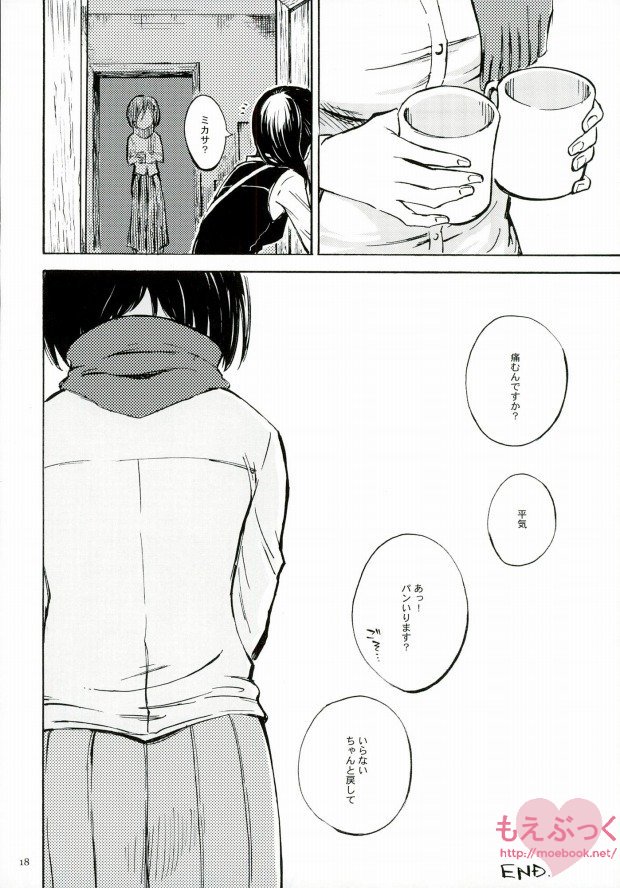(Dai 3 Kai Hekigai Chousa Haku) [QuintalLagosta (ebgr)] Naku Kamo Shirenai (Shingeki no Kyojin) page 17 full
