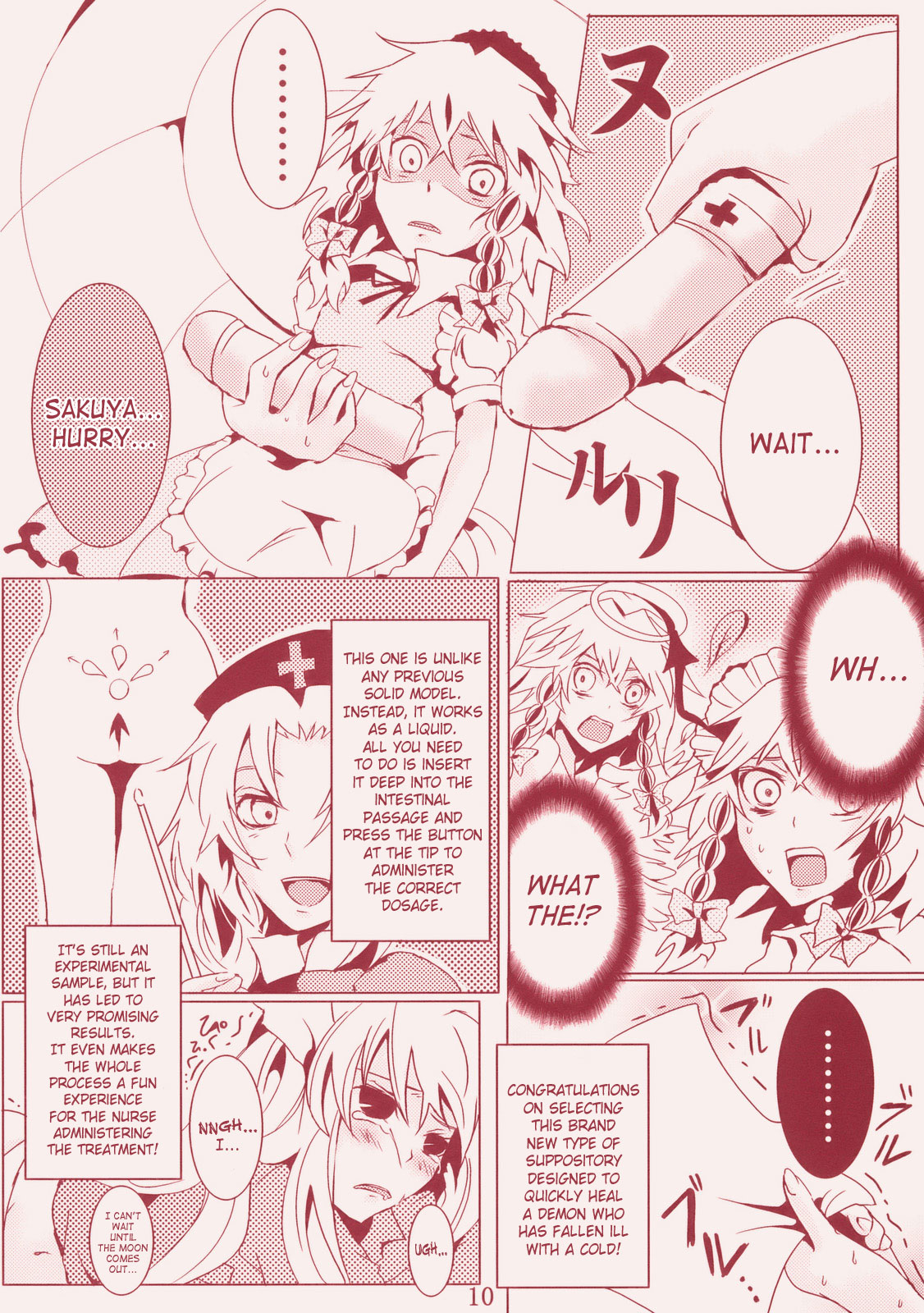 (Reitaisai 6) [Rika Koushu (Kino Asana)] Kanbyou Dattara Shikata Nai | If I'm Her Nurse, I Have No Other Choice (Touhou Project) [English] {SaHa} page 10 full