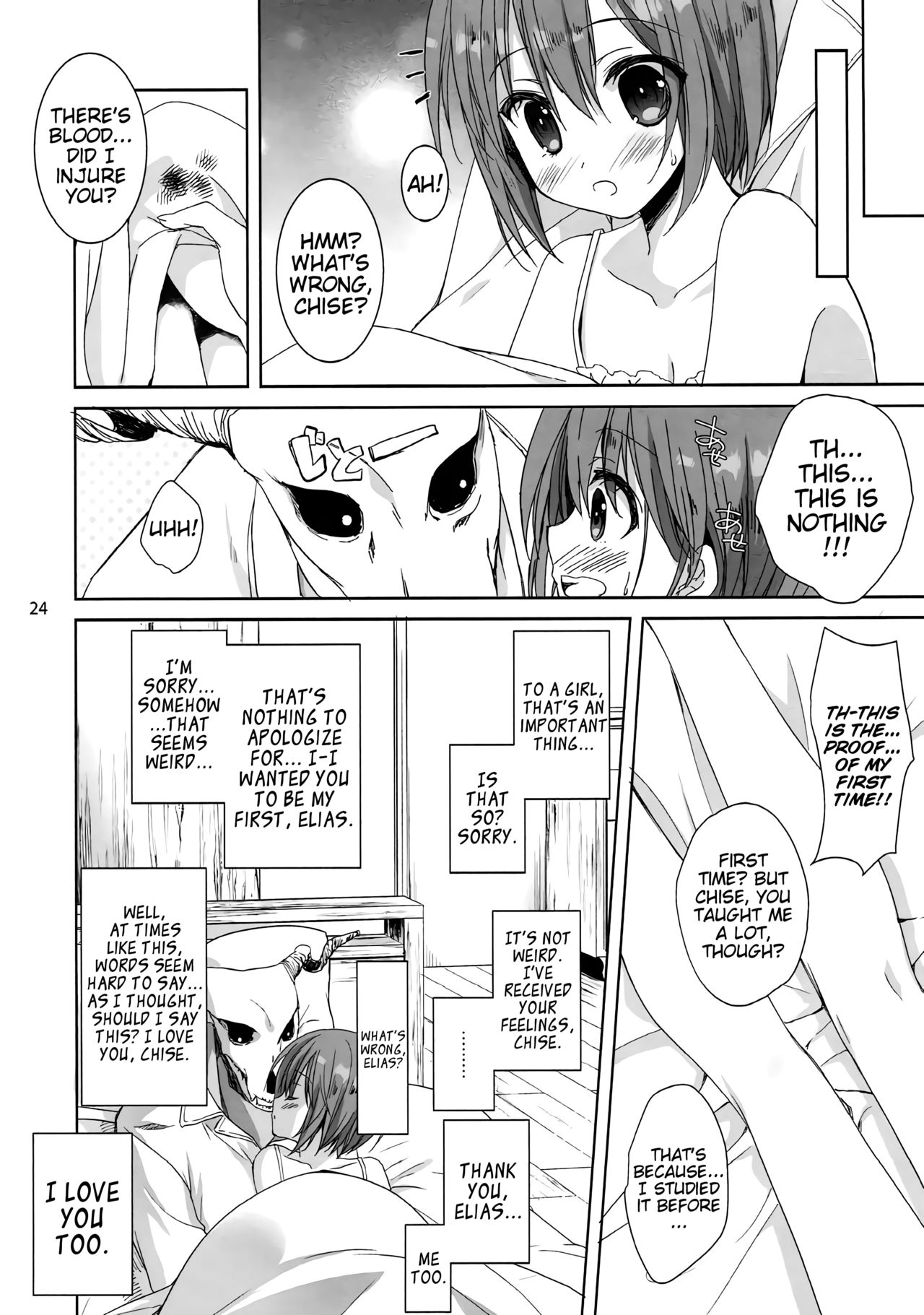 (C93) [KOKIKKO (Sesena Yau)] Yoru no Aishishi | Beloved Child of the Night (Mahoutsukai no Yome) [English] [EHCove] page 23 full