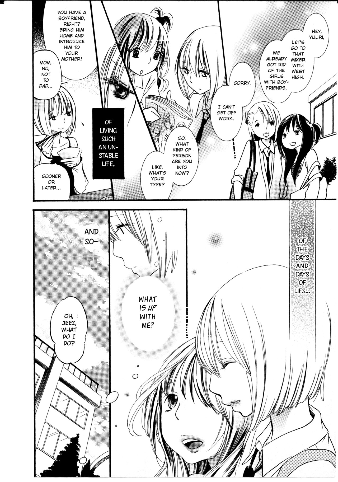 [Rokuroichi] Watashi to Sekai o Tsunagu Mono | What Ties Me to the World (Onnanoko x Onnanoko Collection 3) [English] [Bunny Love, Incorporated] page 6 full