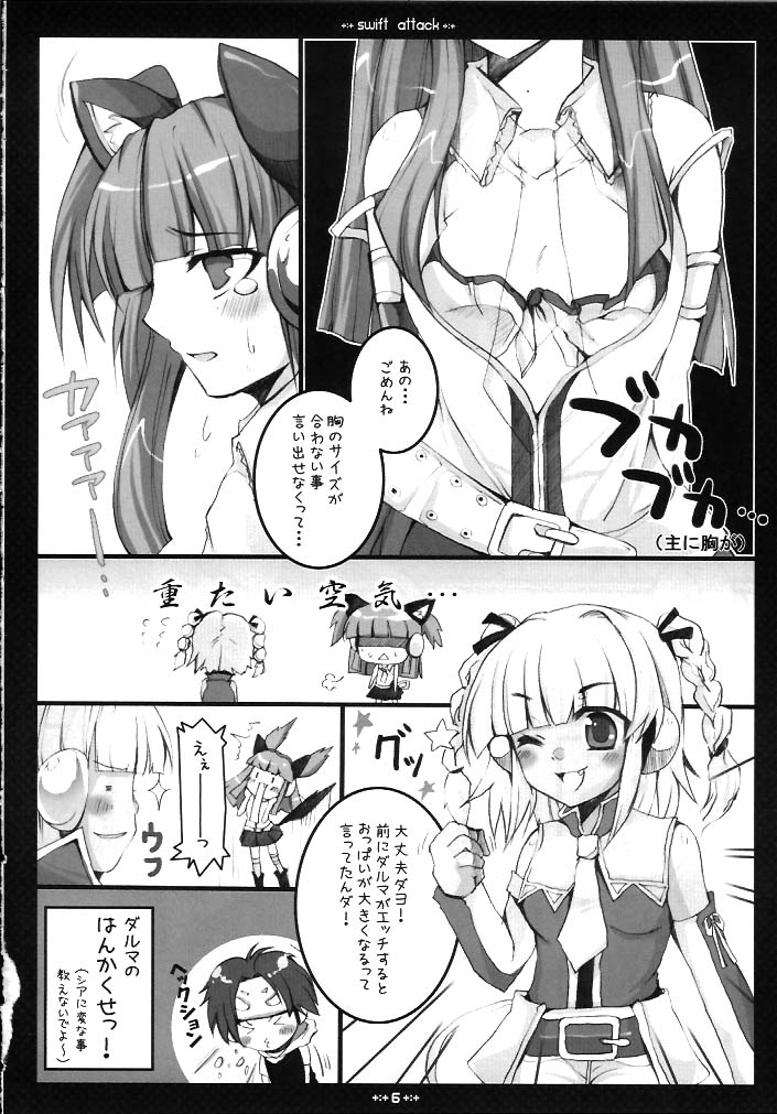 (COMIC1☆3) [DG Project (Tokonaru)] swift attack (beatmania IIDX) page 5 full