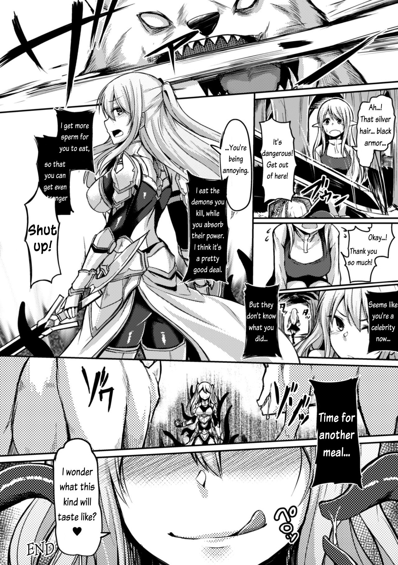 [Hirno] Mamono Karai no Yoroi | Demon Eating Armor (2D Comic Magazine Shokushu Yoroi ni Zenshin o Okasare Mugen Zecchou! Vol. 3) [English] [Rewrite] page 22 full