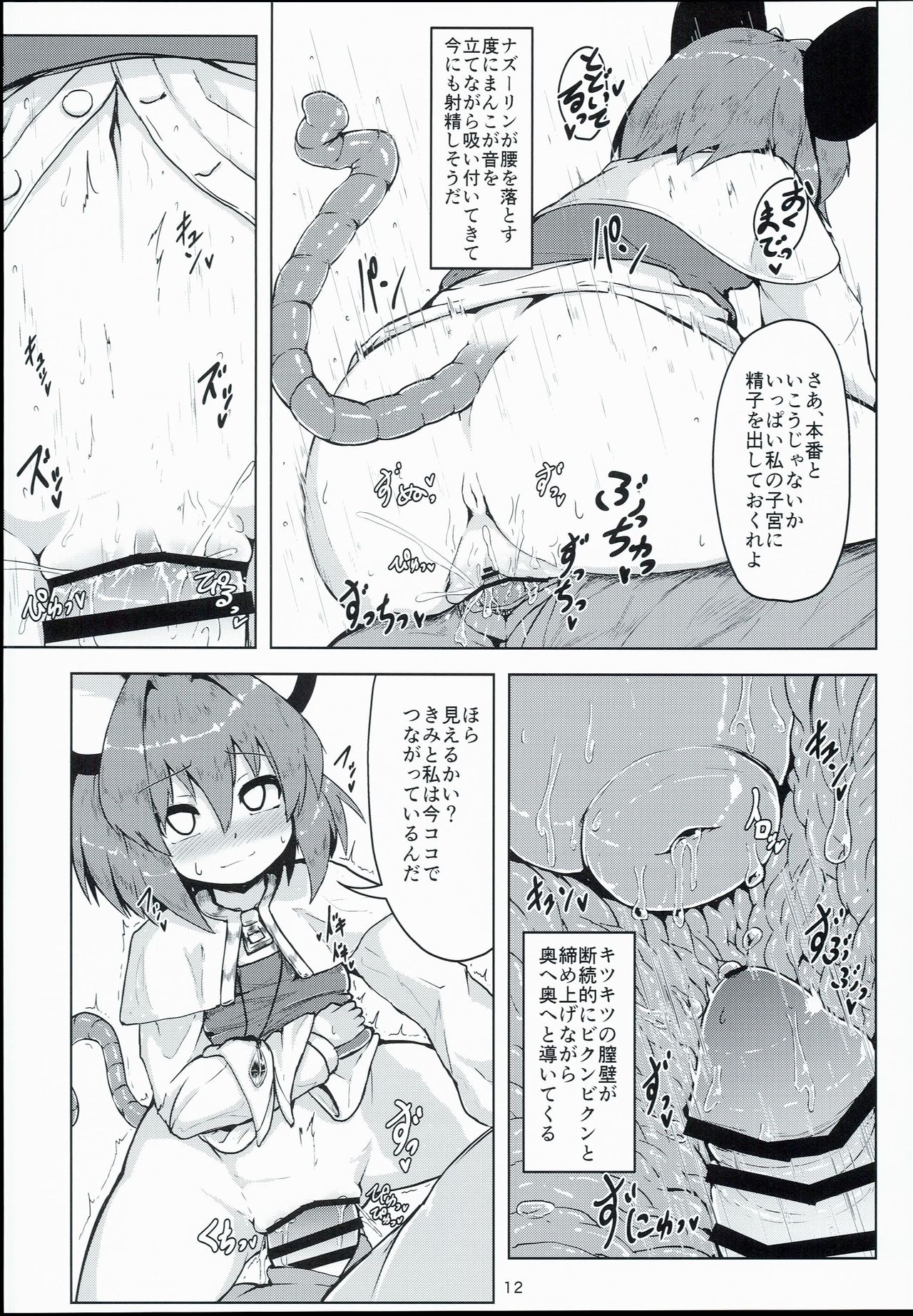 (C90) [Cheese Company (Peso)] Otonari wa Nazrin (Touhou Project) page 12 full