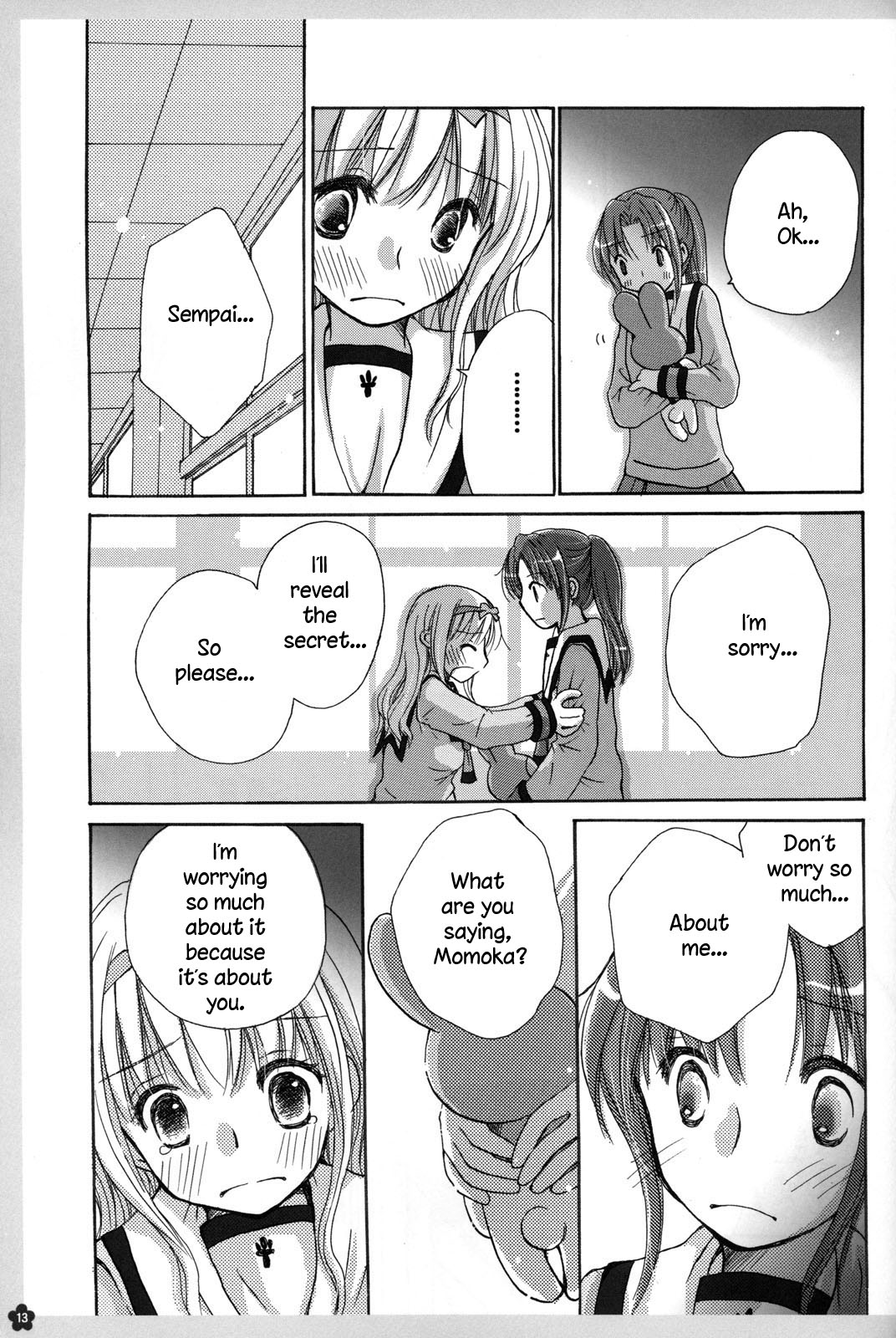 (COMITIA88) [Yuririn no Moto (Yuririn)] Amai Himitsu [English] [Wings of Yuri] page 13 full