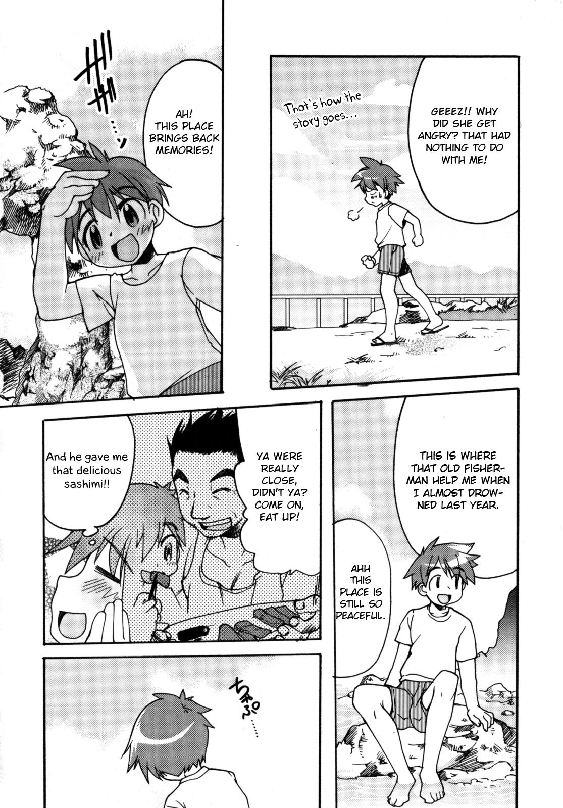 [Silhouette Sakura] SAKANA BOY (Nure x Otokonoko - Ero Shota 10) [English] [Otokonoko Scans] page 2 full