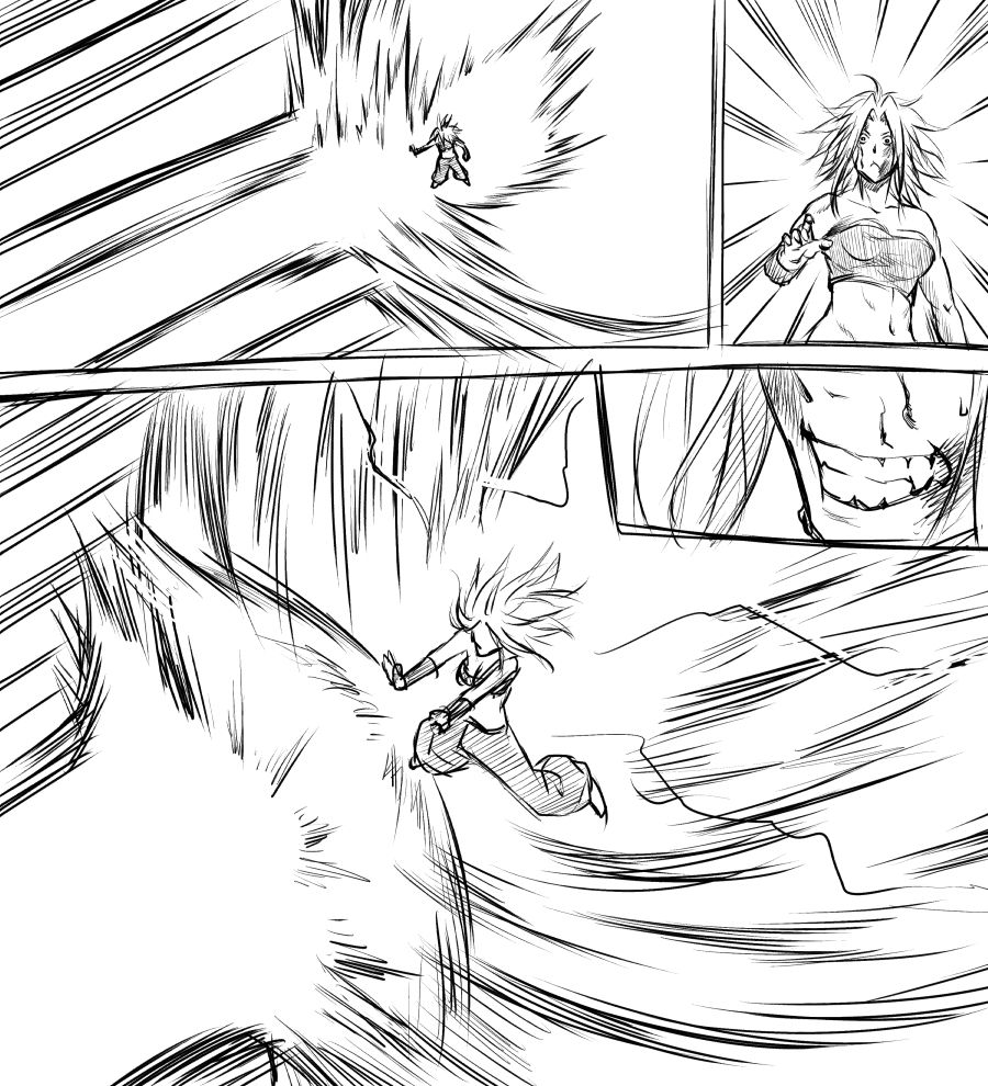 [G evolve] 18-gou VS Caulifla (Dragon Ball Super) page 22 full