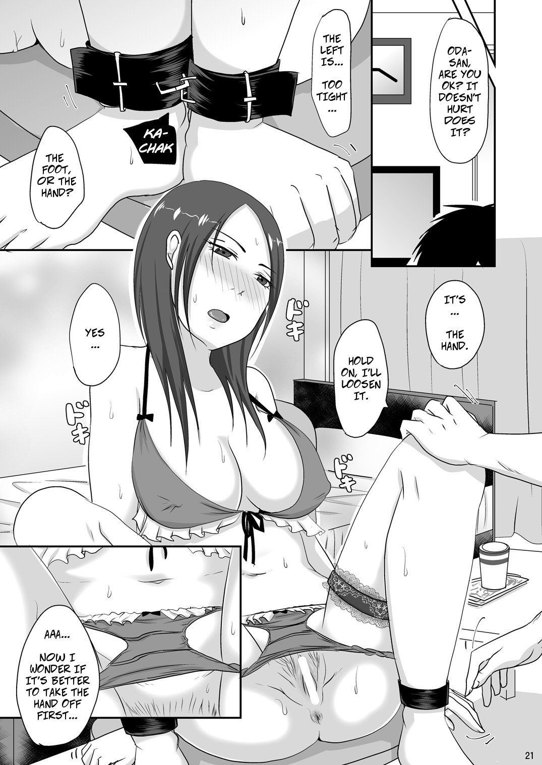 [TTSY (Kurogane)] Otonari-san to Enkou Seikatsu | With My Neighbor 1: Compensated Dating [English] [CopyOf] page 21 full