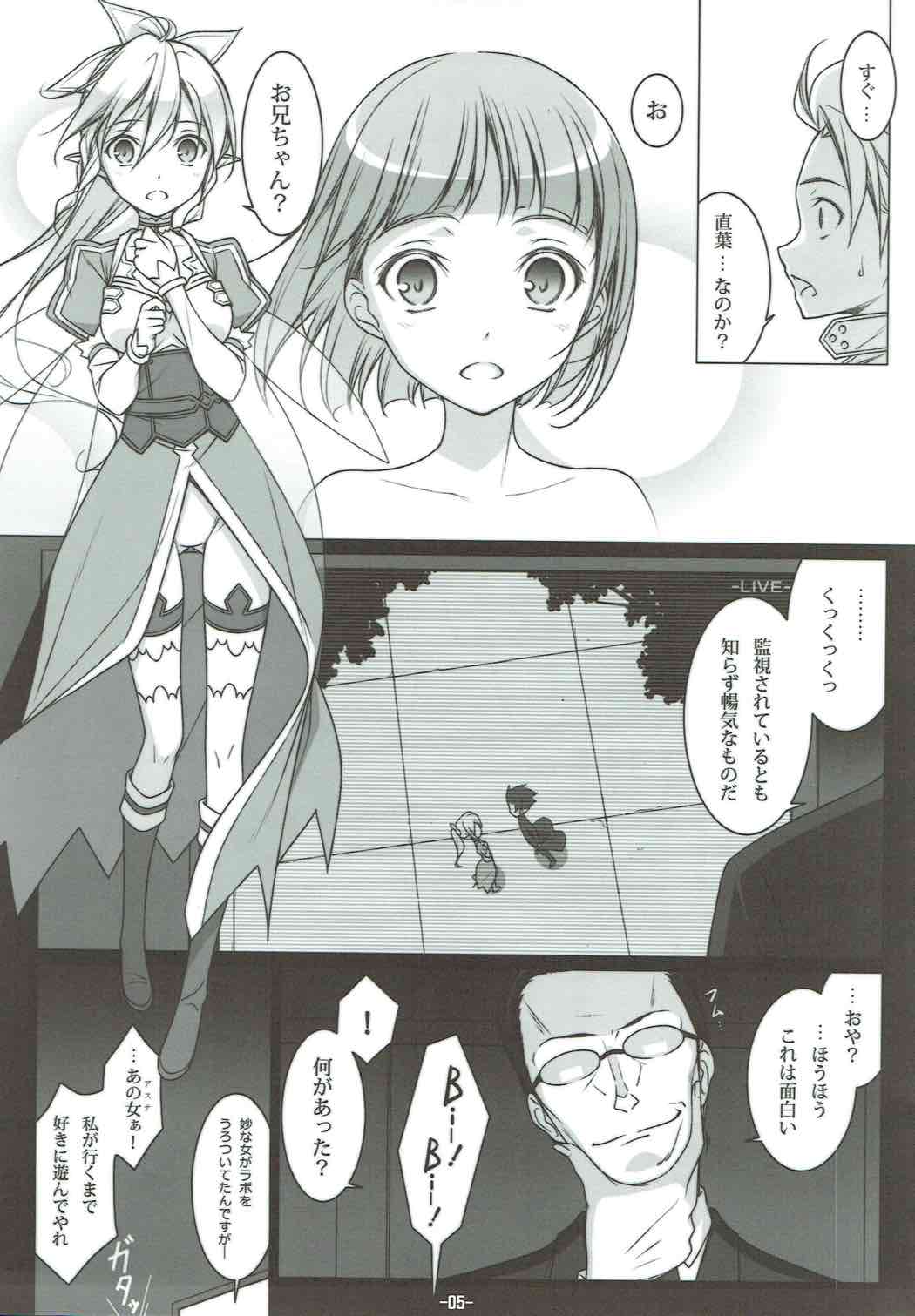 (C83) [Yuusha-sama Go-ikkou (Nemigi Tsukasa)] FOOL'S GARDEN (Sword Art Online) page 4 full