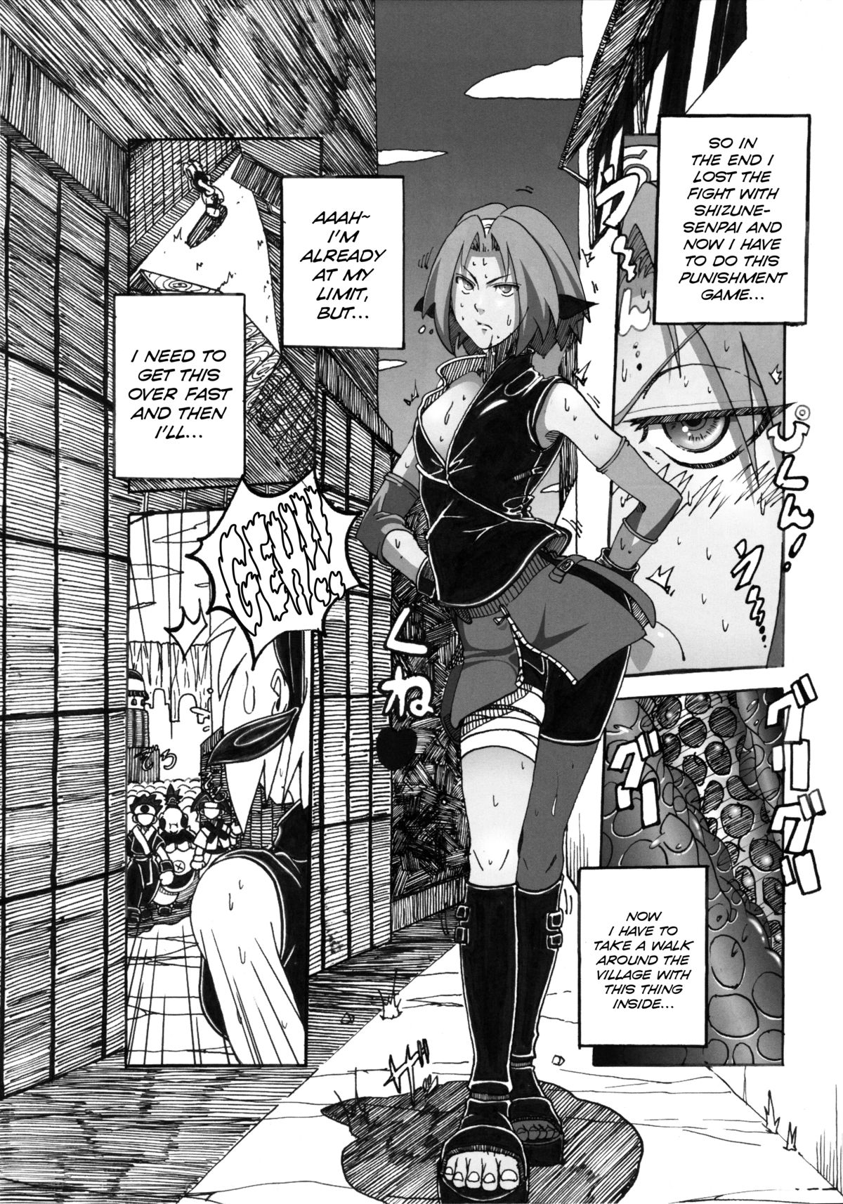 (C83) [Don! Don! Don! (Kazuya)] Sakura Ranbu Den! 2 (Naruto) [English] page 2 full