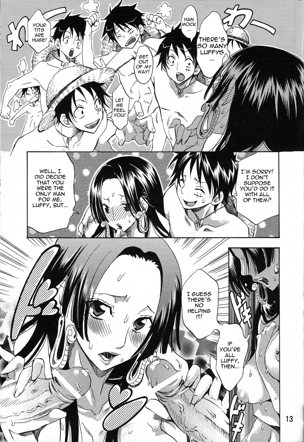 [Kurione-sha (YU-RI)] Yokujou Rensa ~Hebihime ver.~ | Sexual Desire Cascade ~Snake Empress ver.~ (One Piece) [English] {doujin-moe.us} page 12 full
