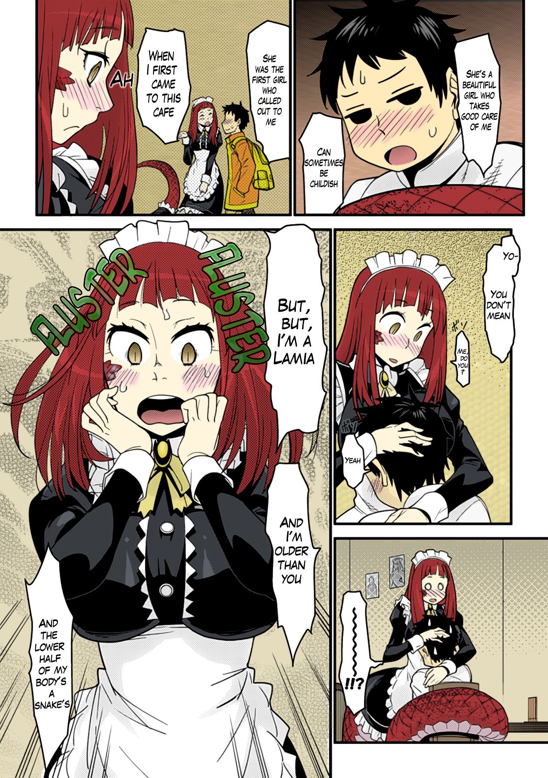 [Kuroshiki] Mon Cafe Yori Ai o Kominute | With Love, the Monster Cafe (Bessatsu Comic Unreal Monster Musume Paradise Vol. 4) [English] [Colorized] [Decensored] [Digital] page 22 full