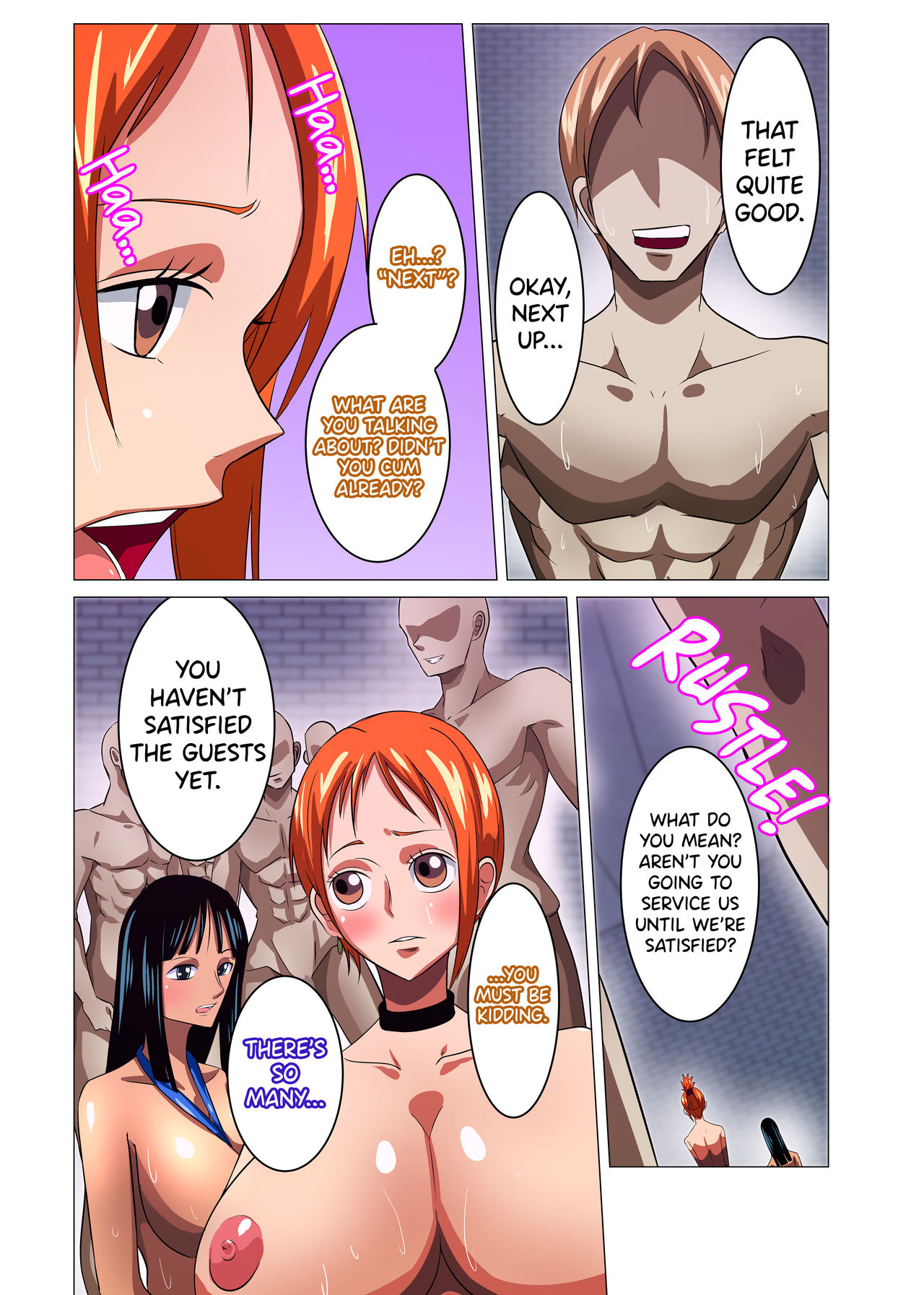 [Q Doujin] Onna Kaizoku ga Himitsu no Settai (One Piece) [English] [biribiri] page 13 full