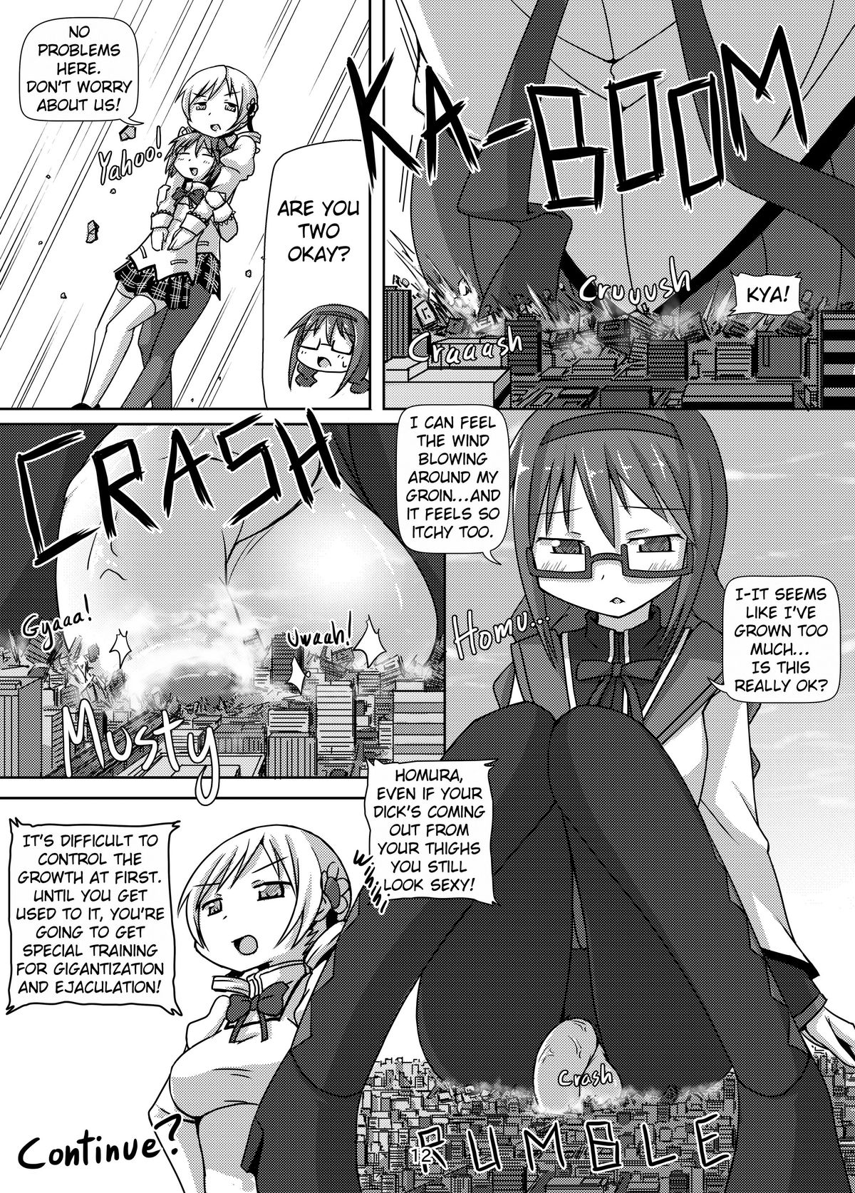 [Ochikonium (Terada Ochiko)] Kyodaika Mahou mo Arundayo!! - Gigantization Magic Exist Too!! (Puella Magi Madoka Magica) [Japanese, English] [Digital] page 29 full