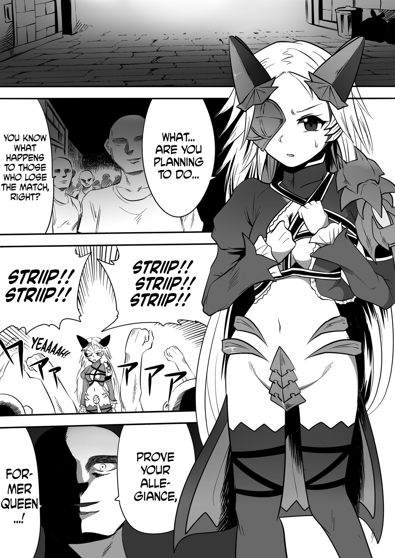 [Metoroma] Oozei no Otoko-tachi ni Mechakucha ni Sareru Ouma no Joou-sama | Ravaged by Countless Men: the Bewitched Queen (Queen's Blade) [English] [EHCOVE] page 2 full