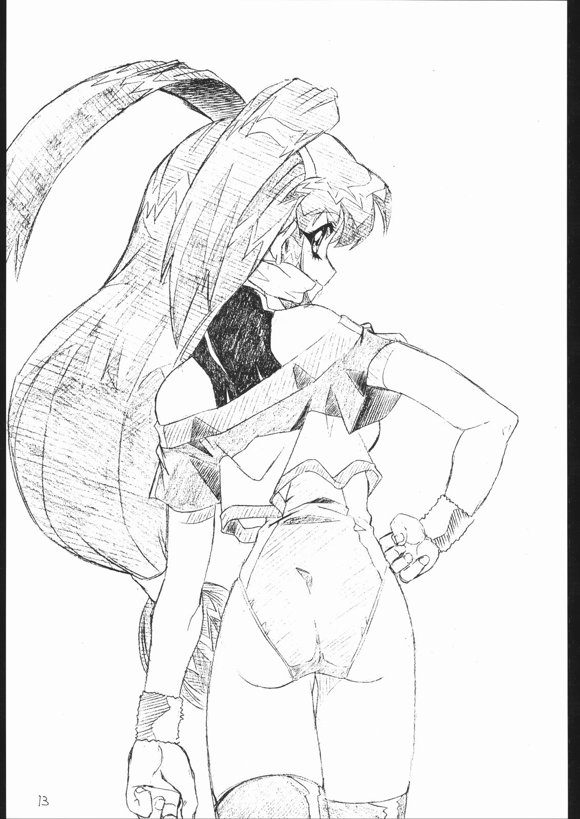 (C62) [ART=THEATER (Fred Kelly)] M.F.H.H 'MP' (Mirumo de Pon, Battle Athletes) page 13 full